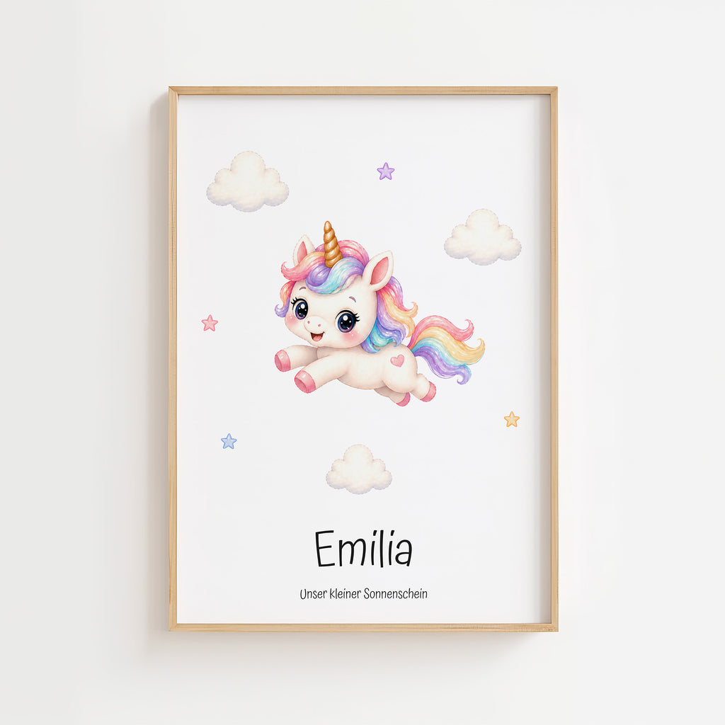 Einhorn zwischen benannten Sternen