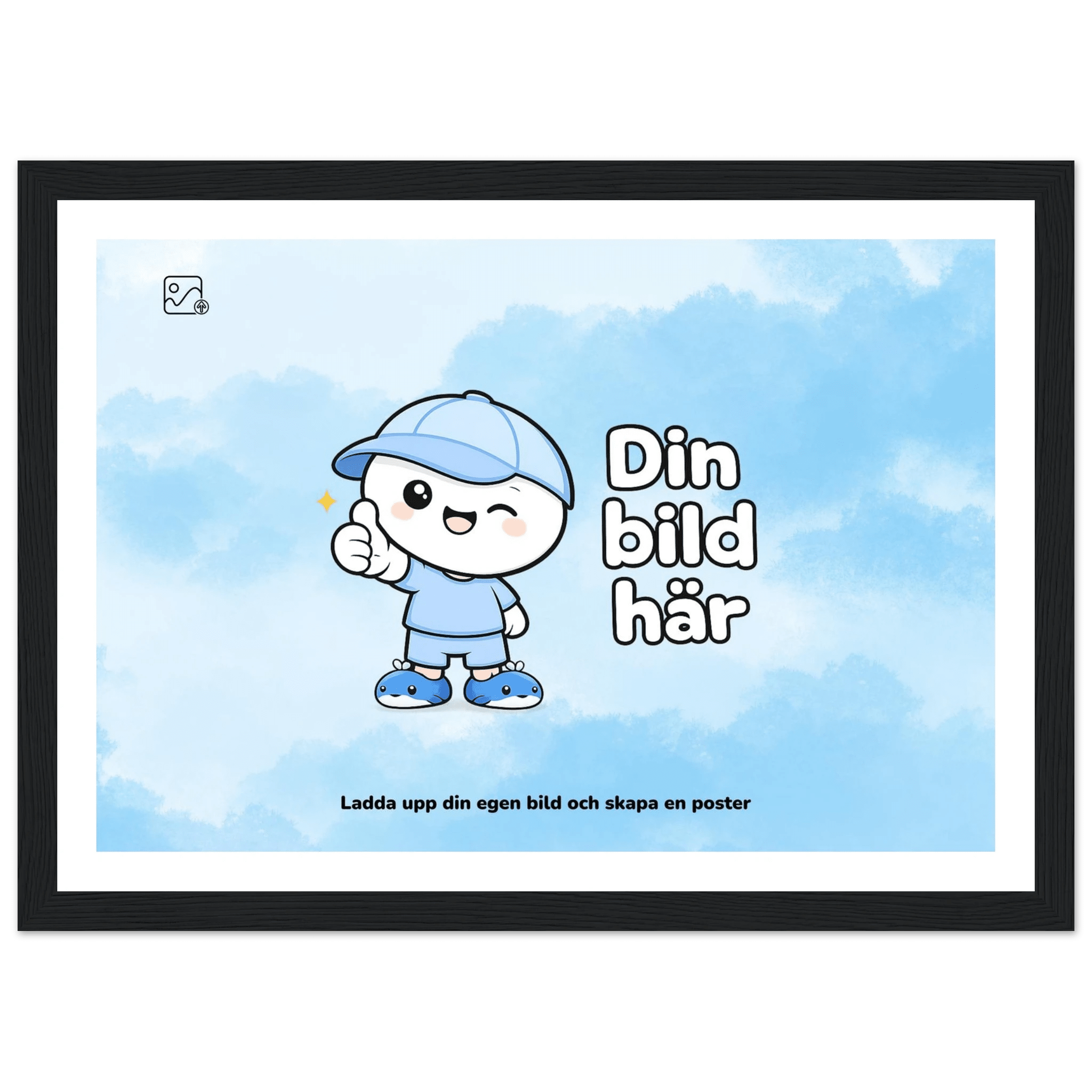 Fotoposter med vit kant poster