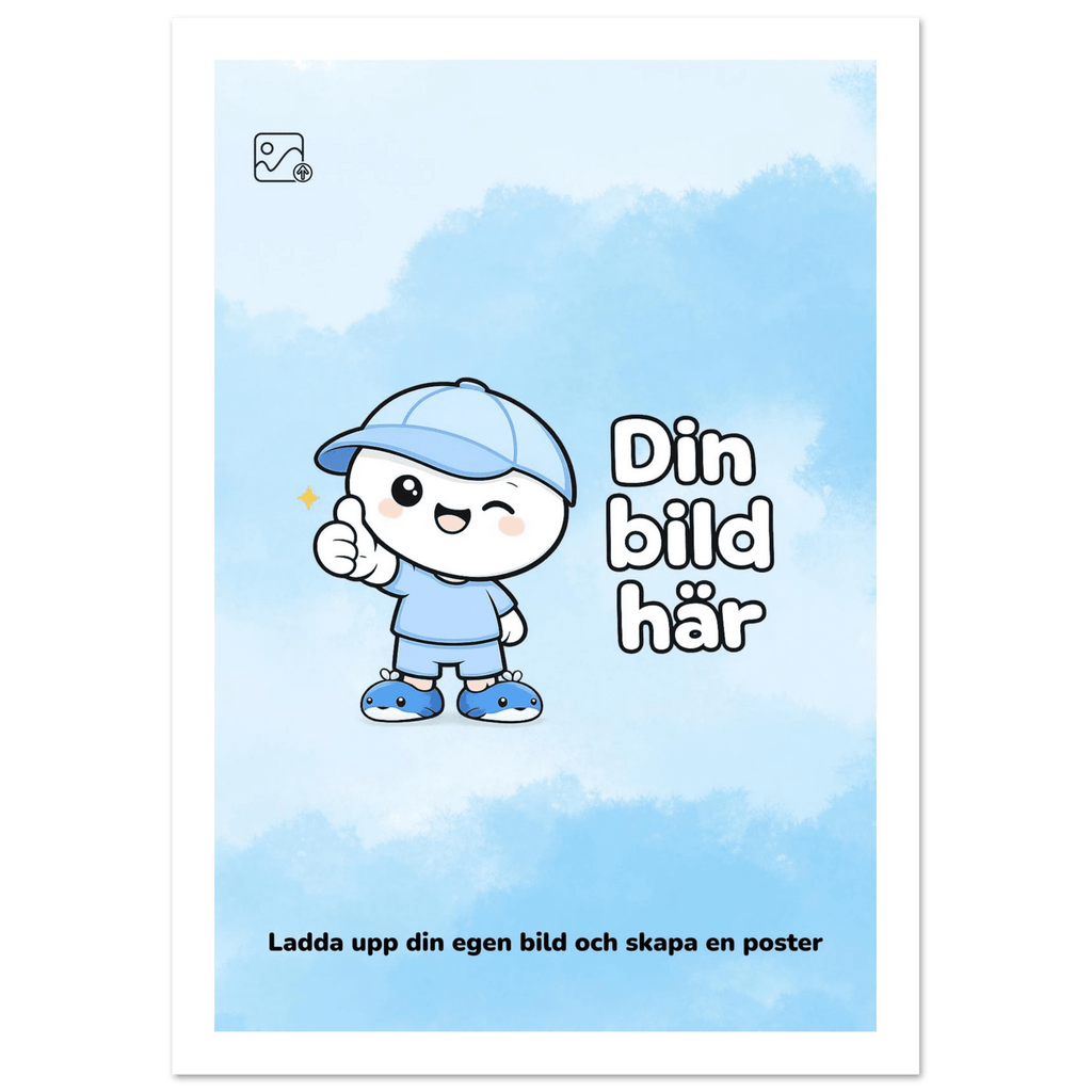 Fotoposter med vit kant poster