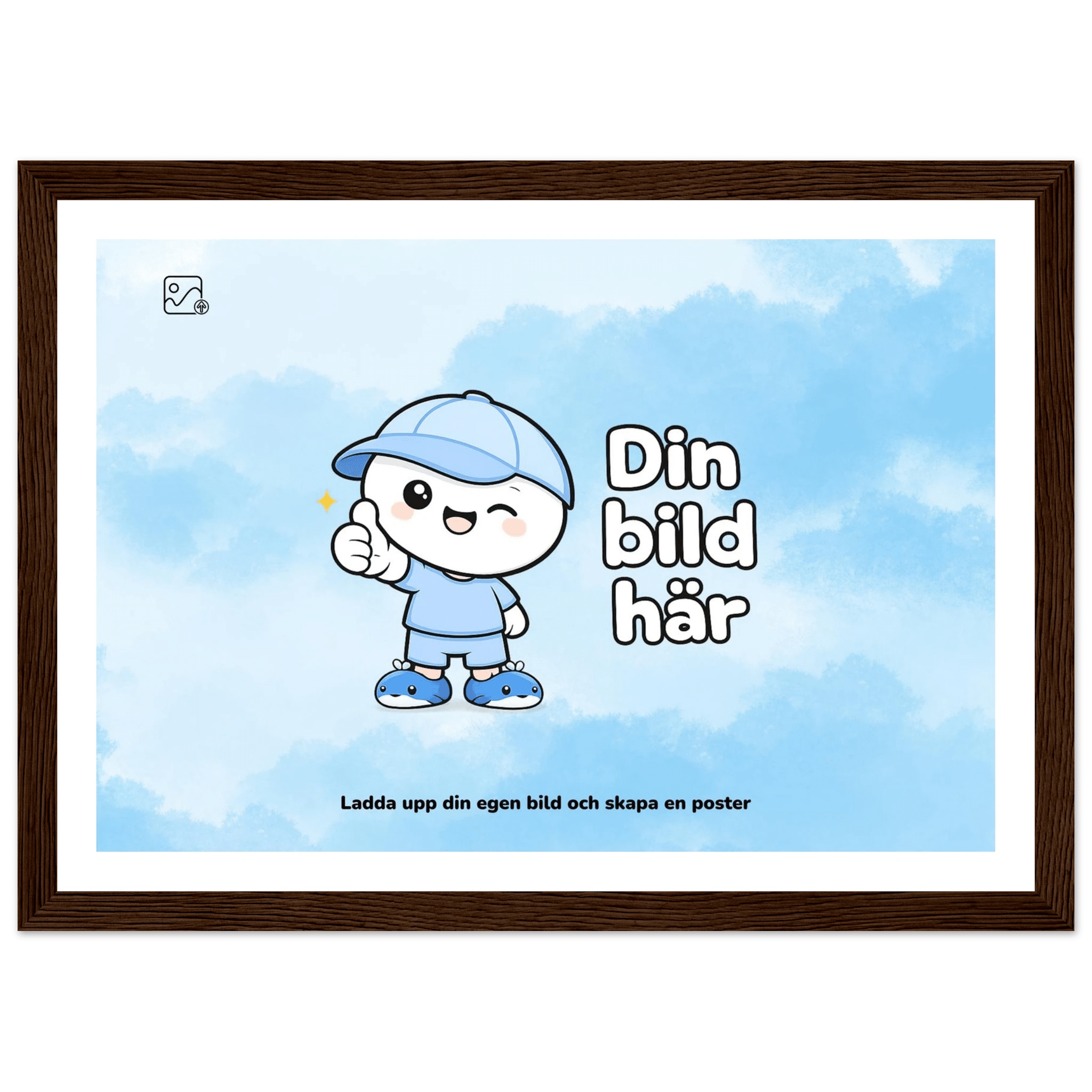 Fotoposter med vit kant poster