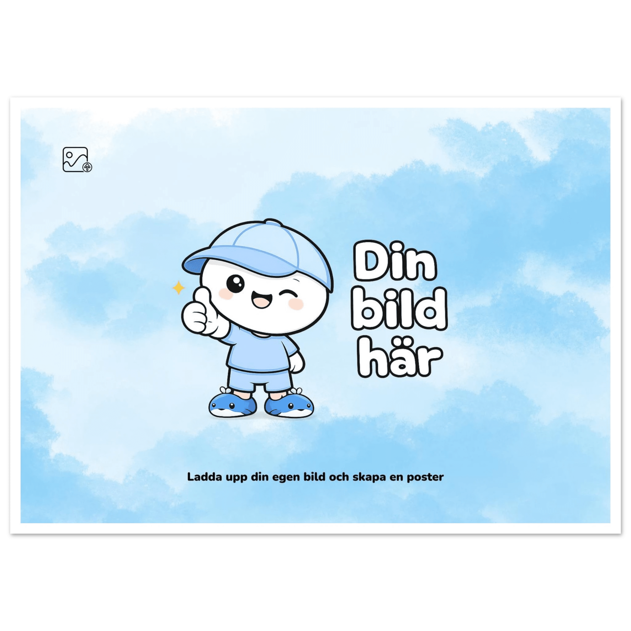 Fotoposter med vit kant poster