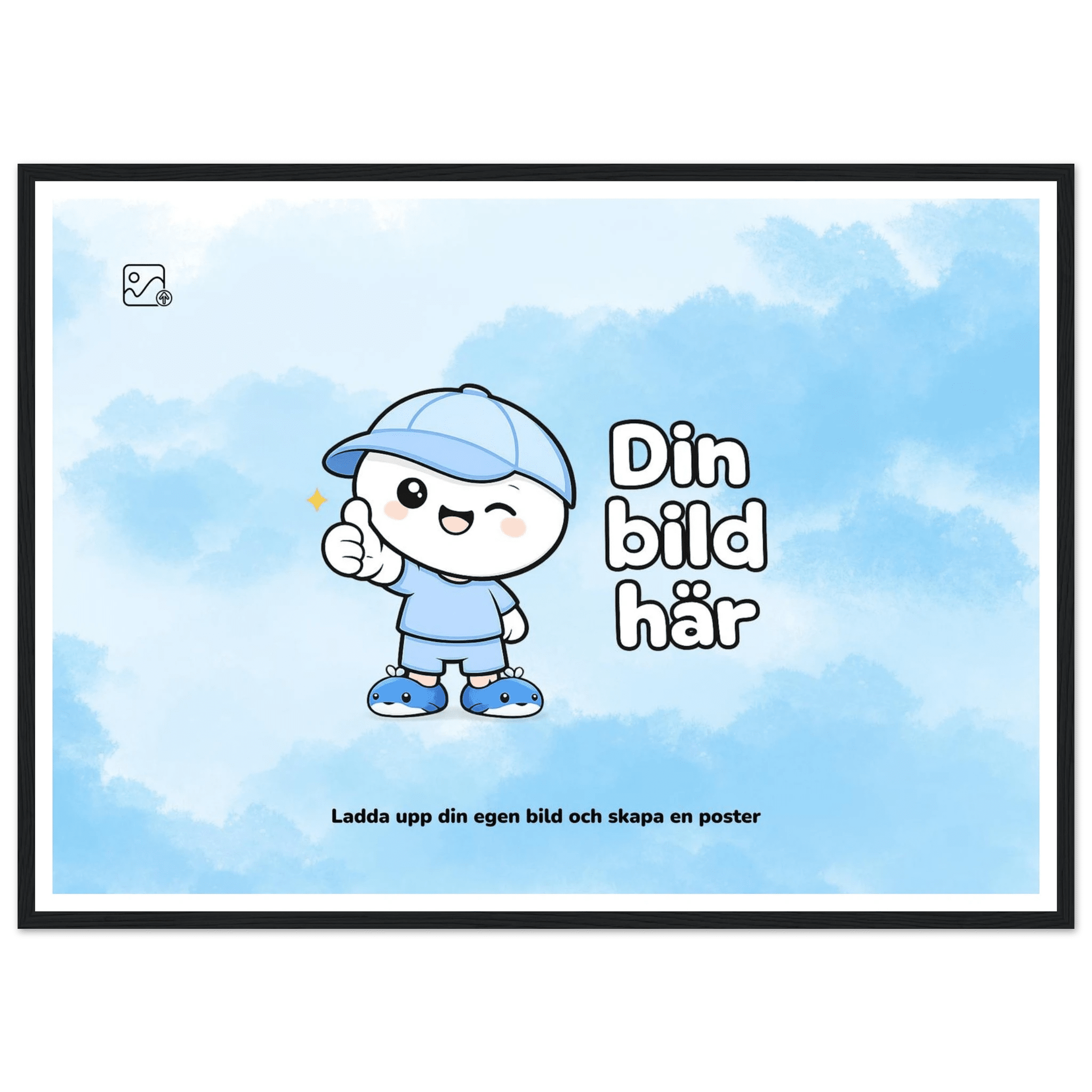 Fotoposter med vit kant poster