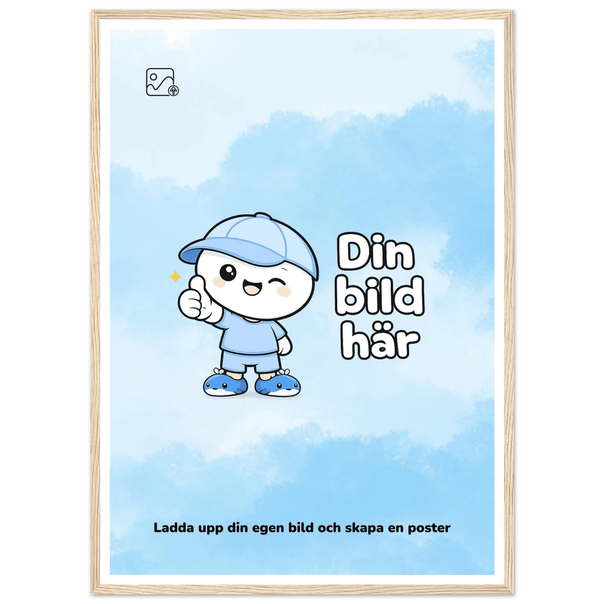 Fotoposter med vit kant poster