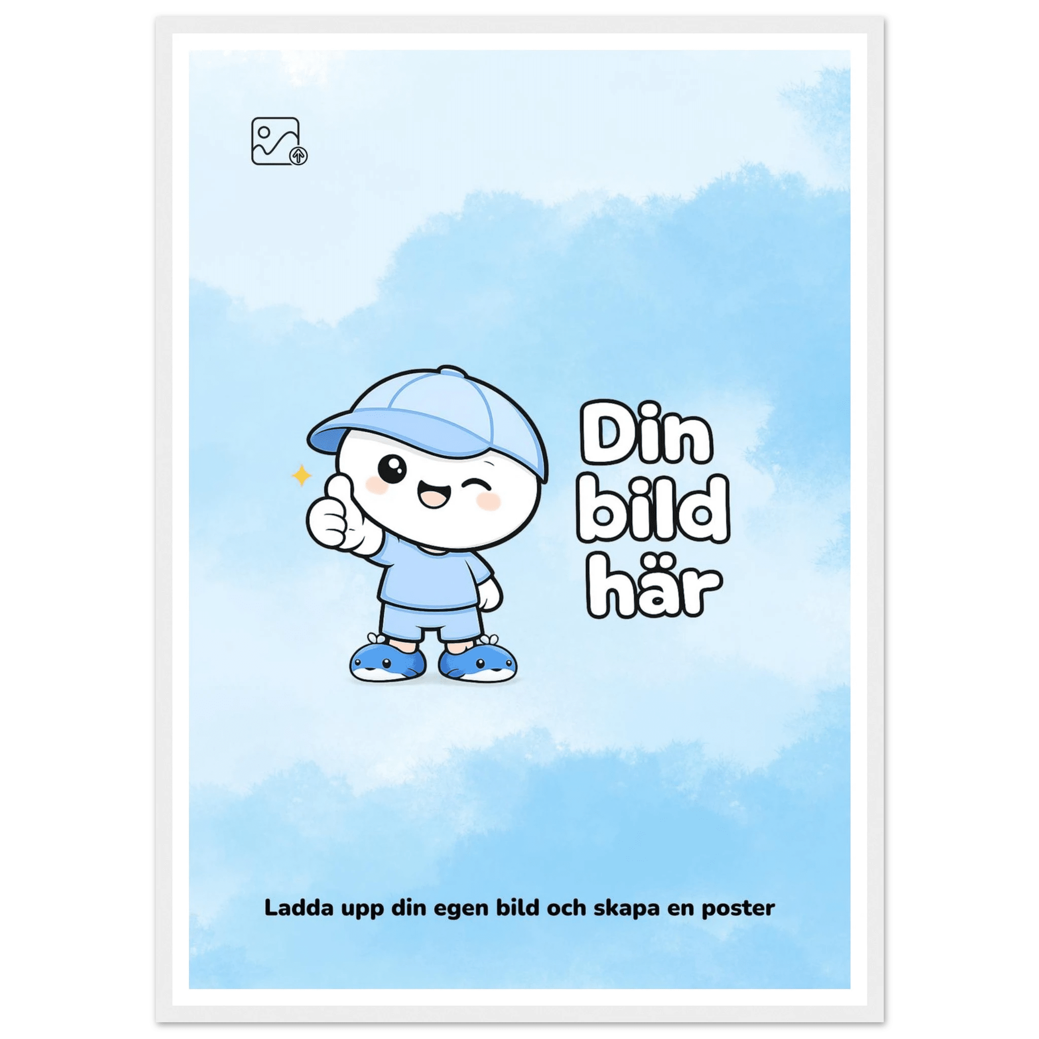 Fotoposter med vit kant poster