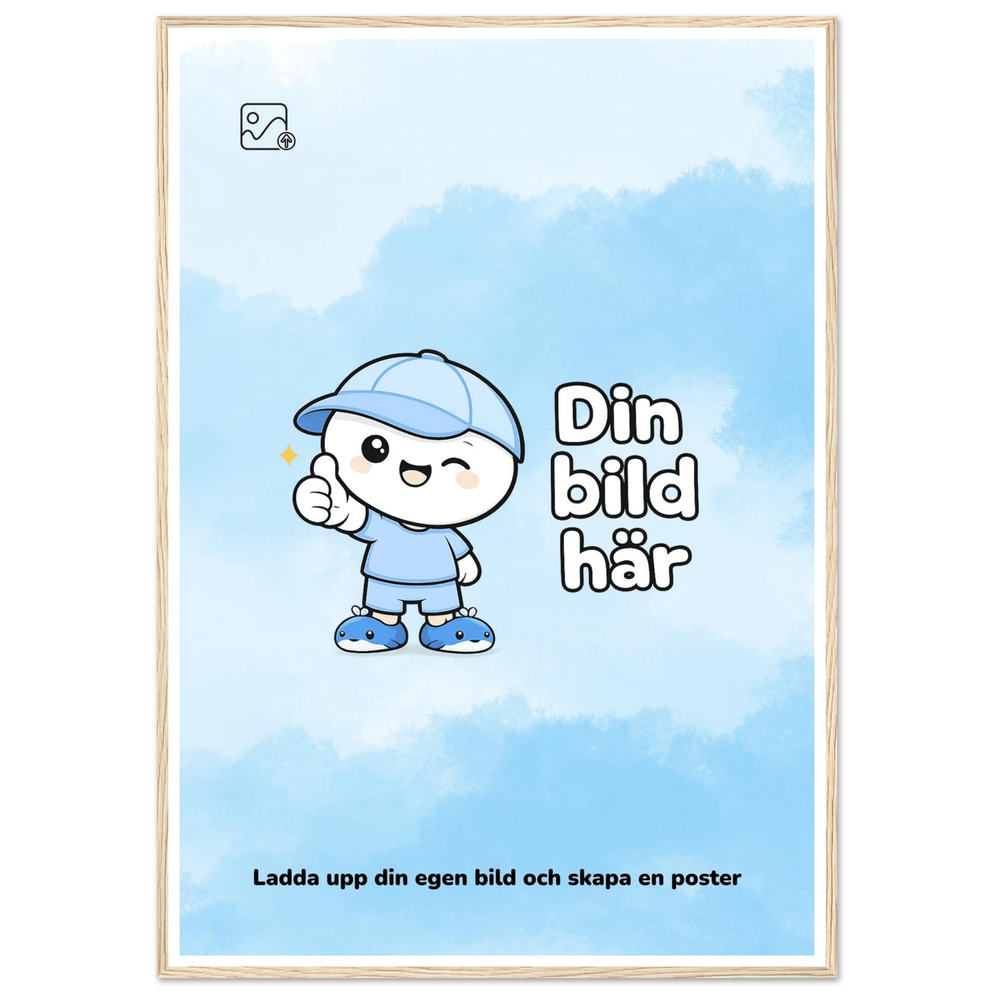 Fotoposter med vit kant poster