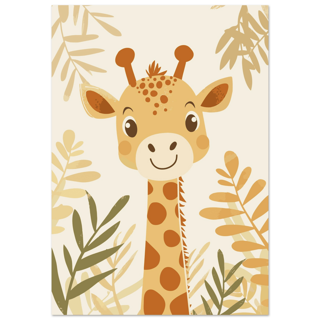 Giraffposter poster