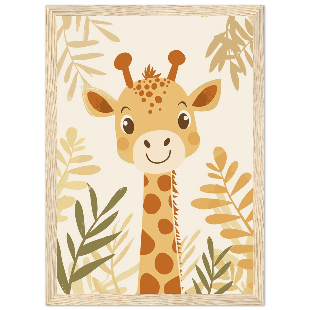 Giraffposter poster