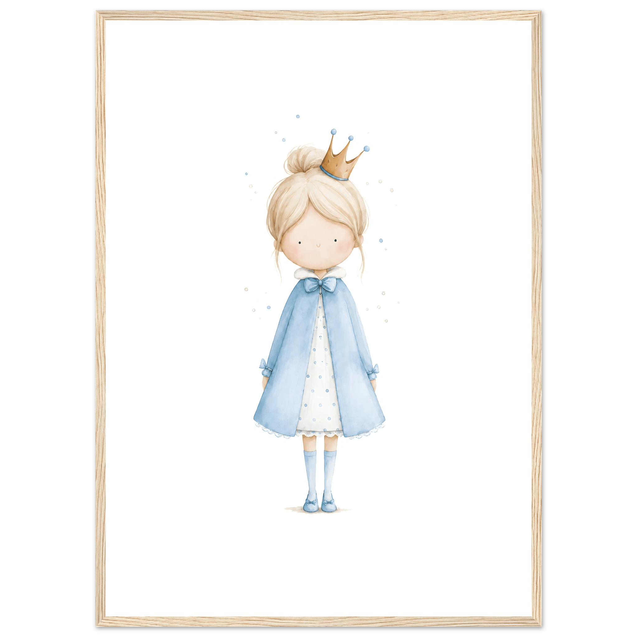 Kleine Prinzessin - Personalisierter Text 💙 poster