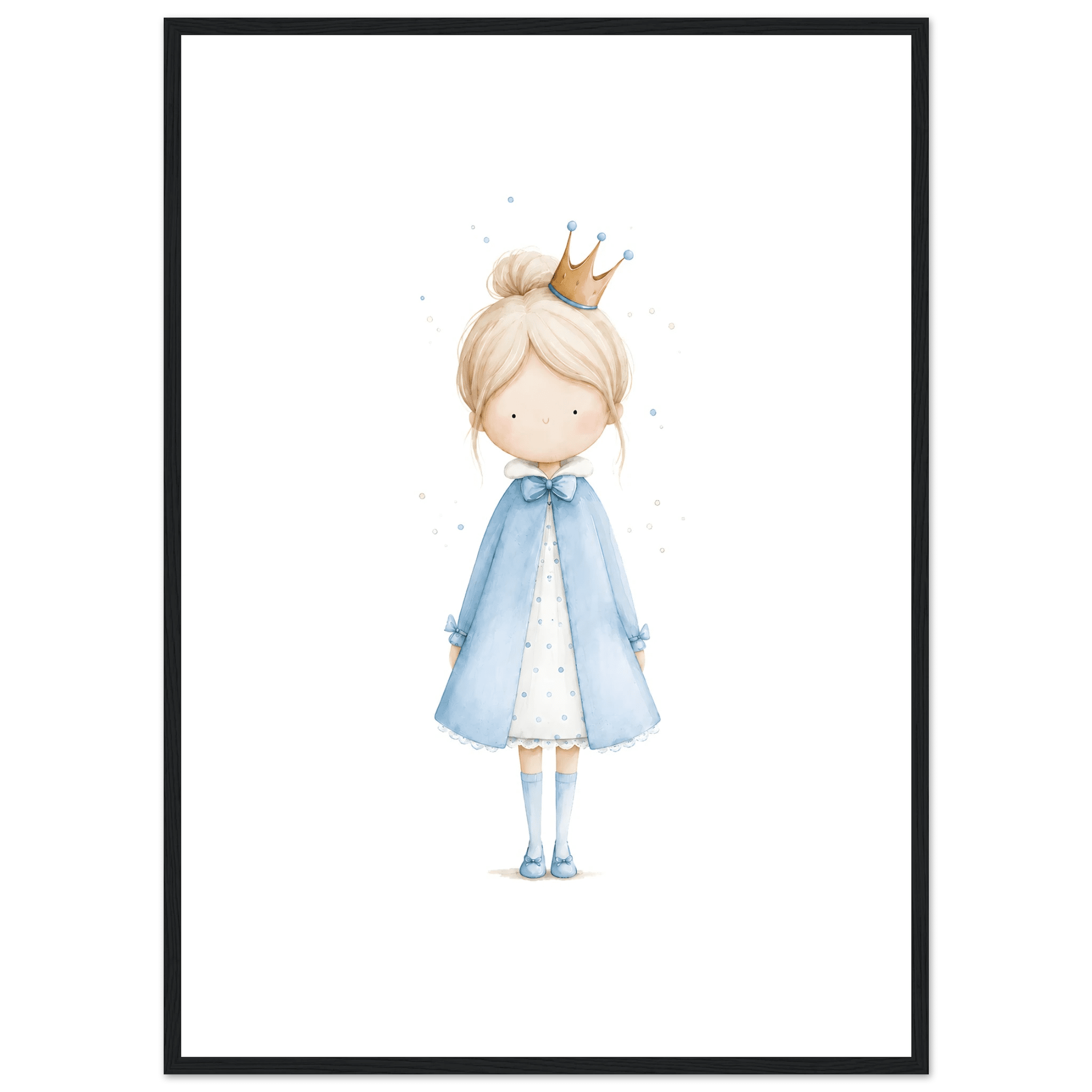 Kleine Prinzessin - Personalisierter Text 💙 poster