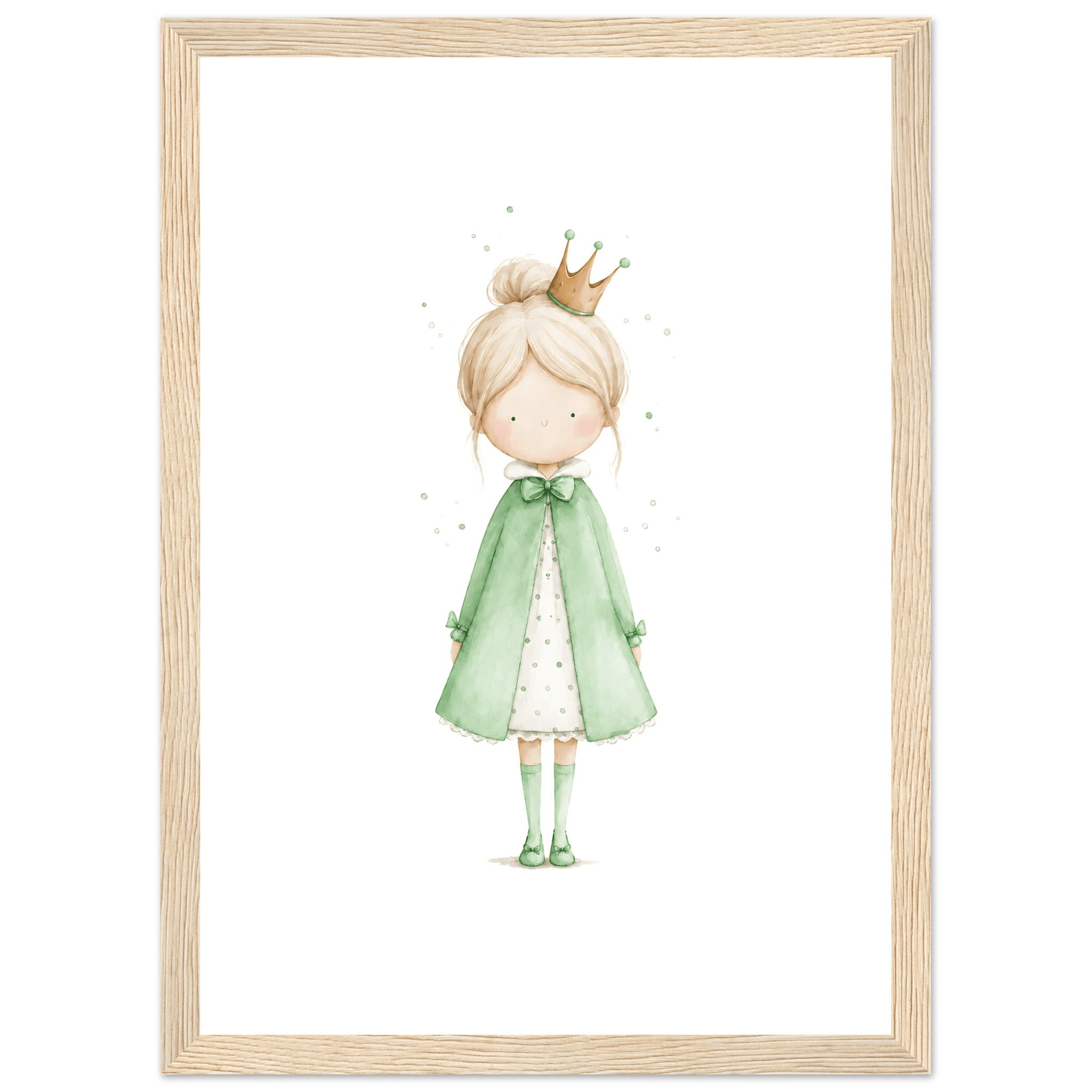 Kleine Prinzessin - Personalisierter Text 💚 poster
