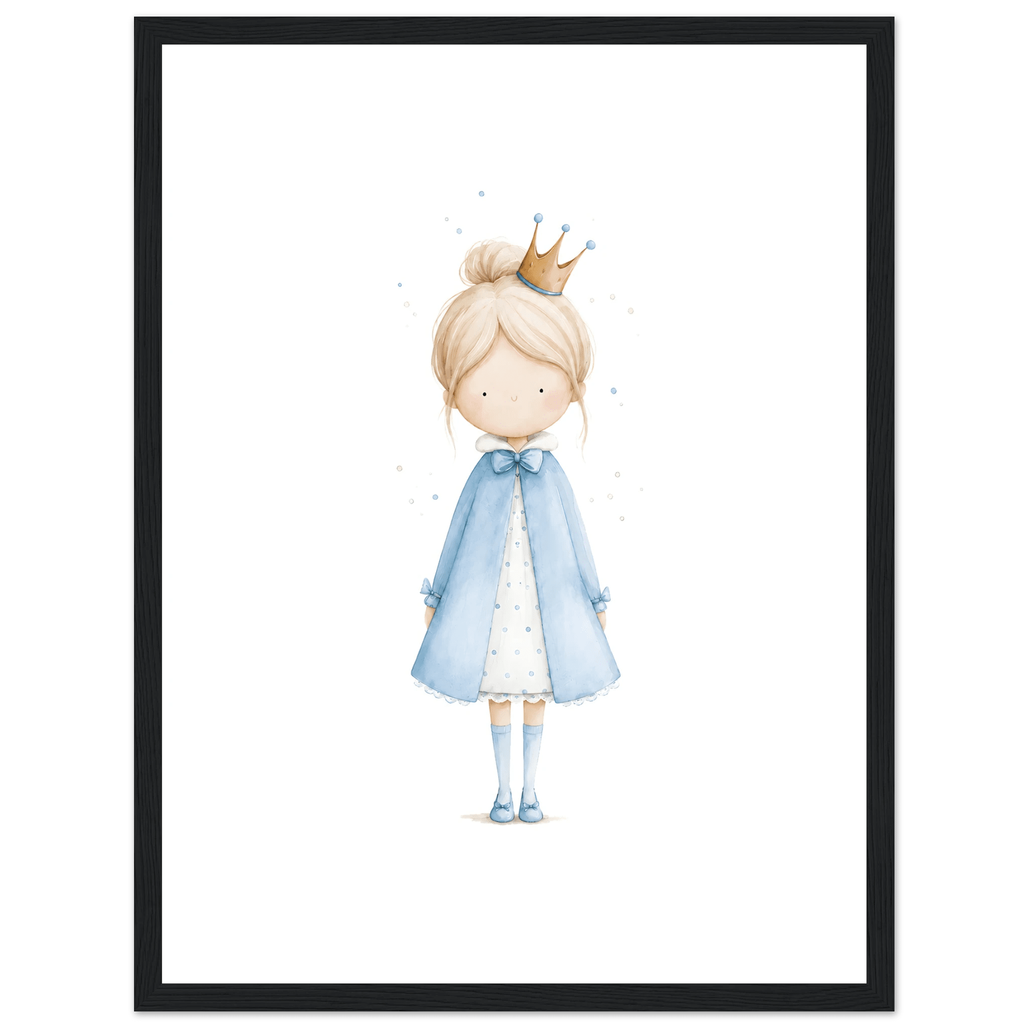 Kleine Prinzessin - Personalisierter Text 💙 poster