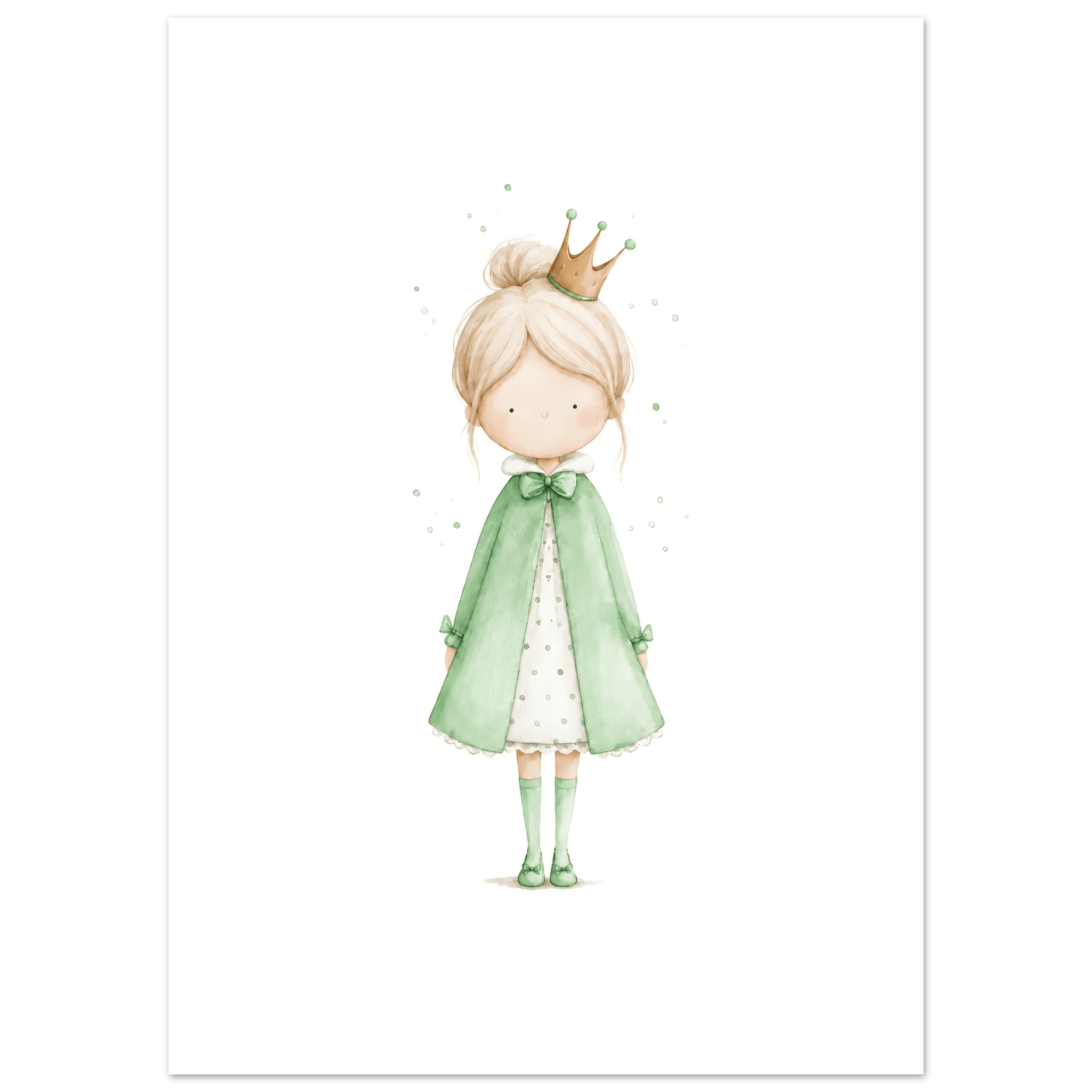 Kleine Prinzessin - Personalisierter Text 💚 poster