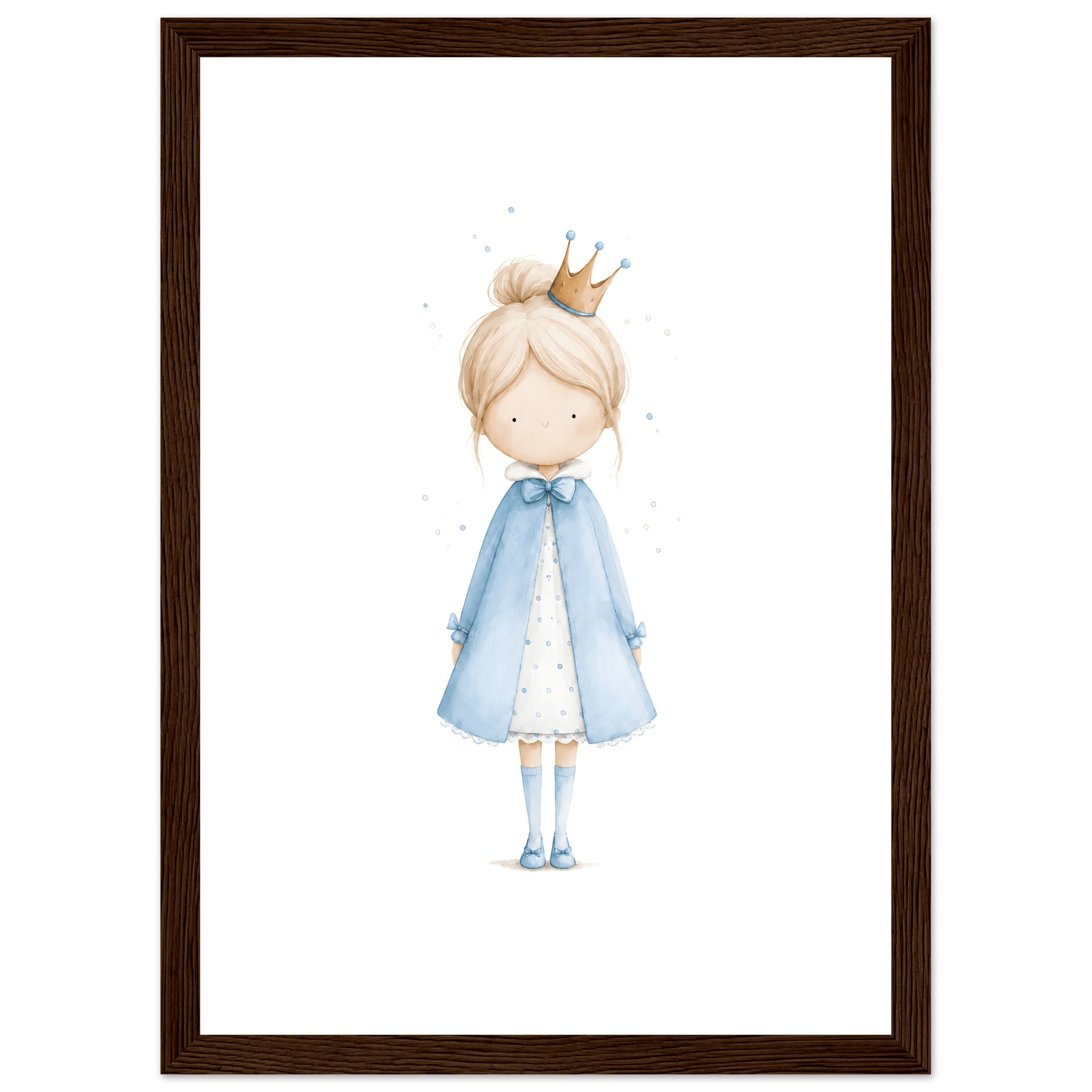 Kleine Prinzessin - Personalisierter Text 💙 poster