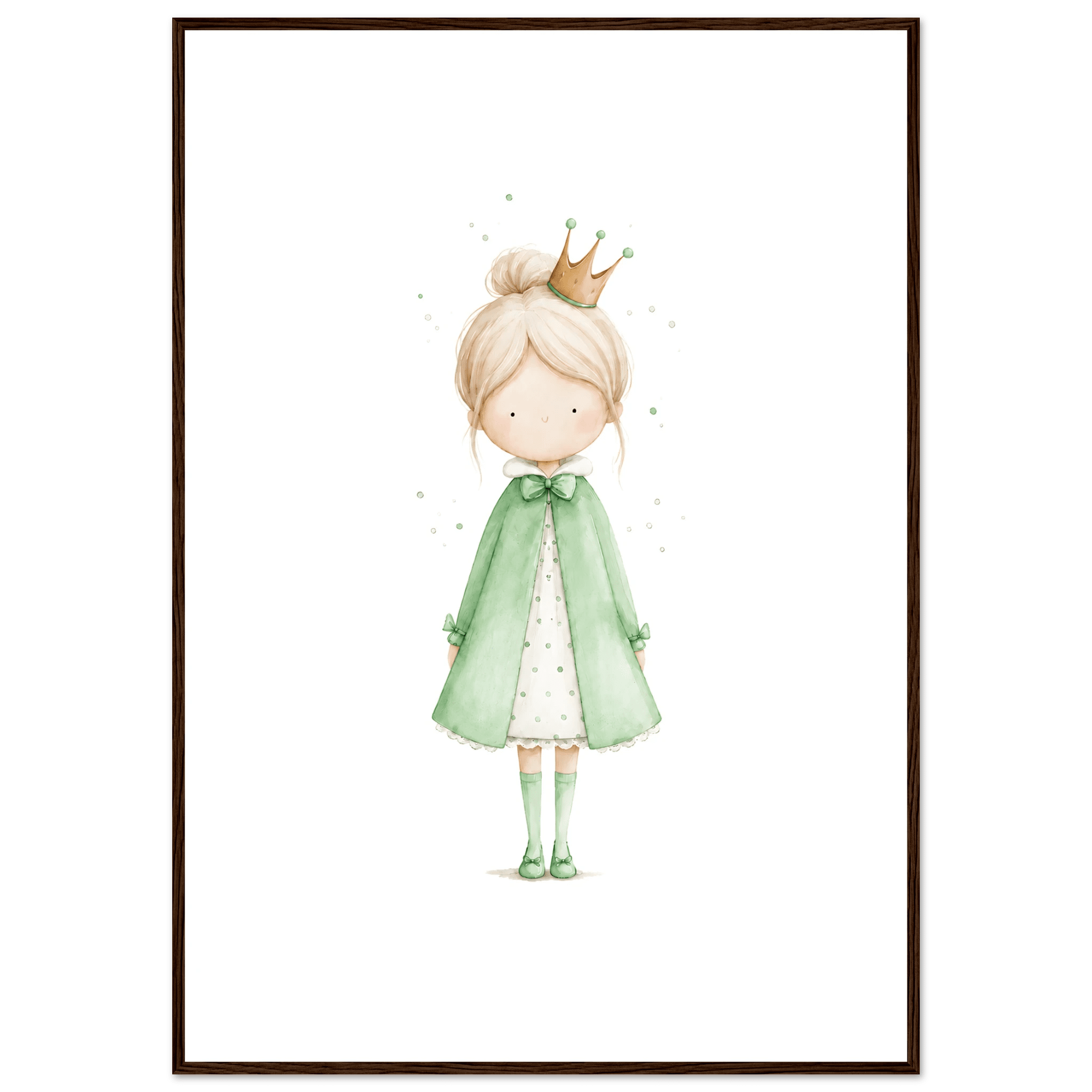 Kleine Prinzessin - Personalisierter Text 💚 poster