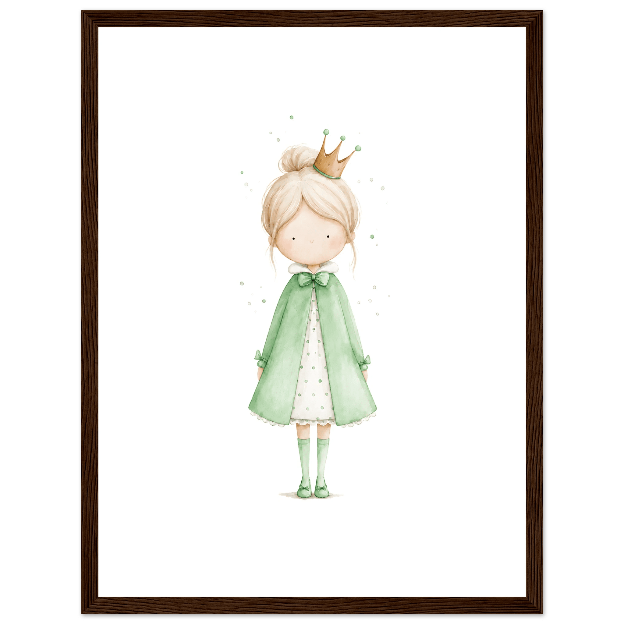 Kleine Prinzessin - Personalisierter Text 💚 poster
