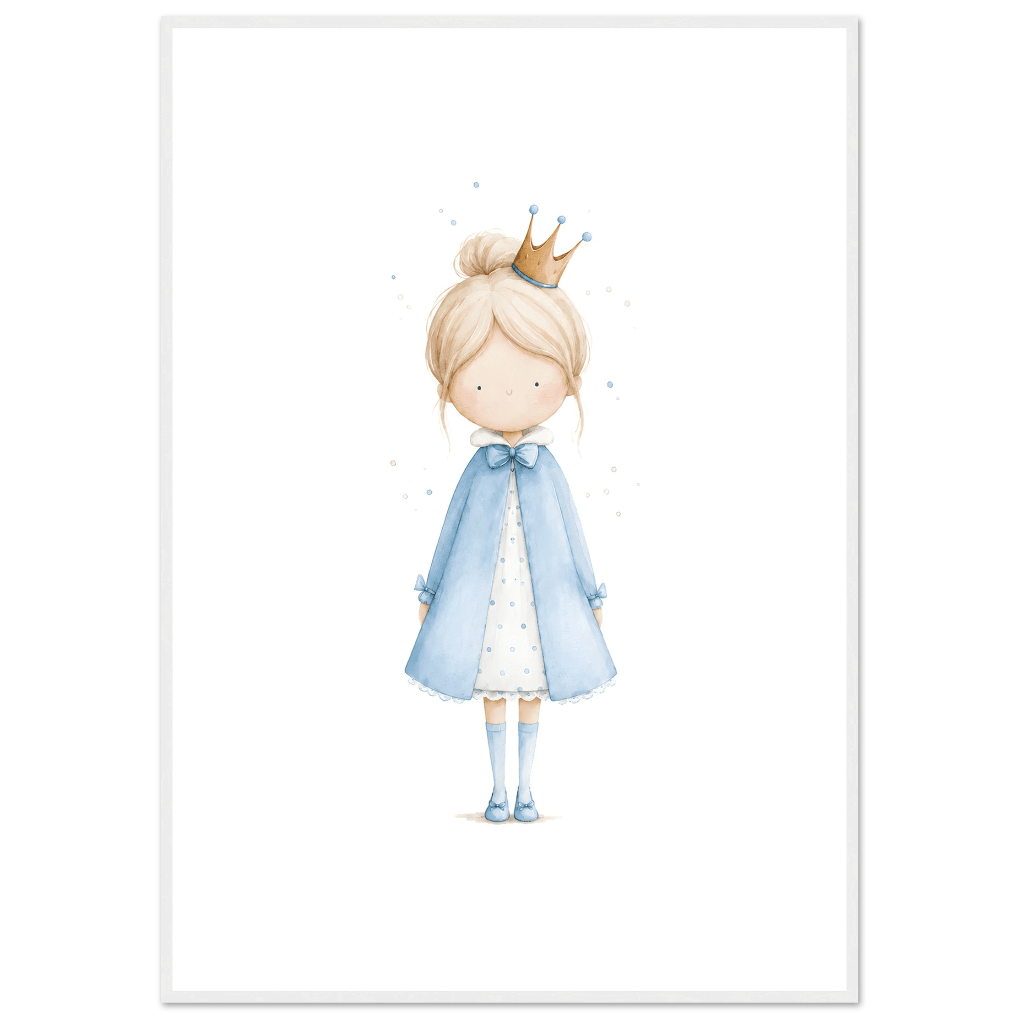 Kleine Prinzessin - Personalisierter Text 💙 poster