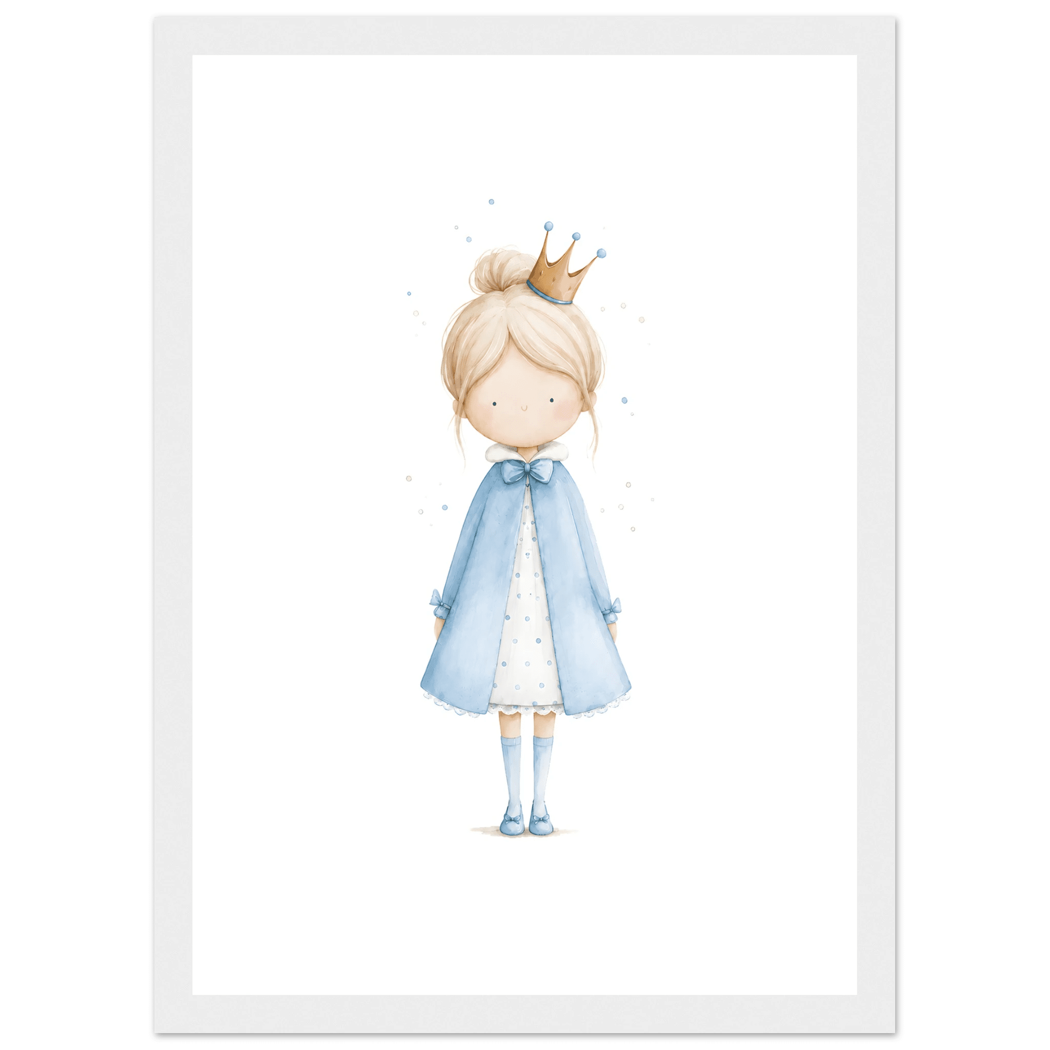 Kleine Prinzessin - Personalisierter Text 💙 poster