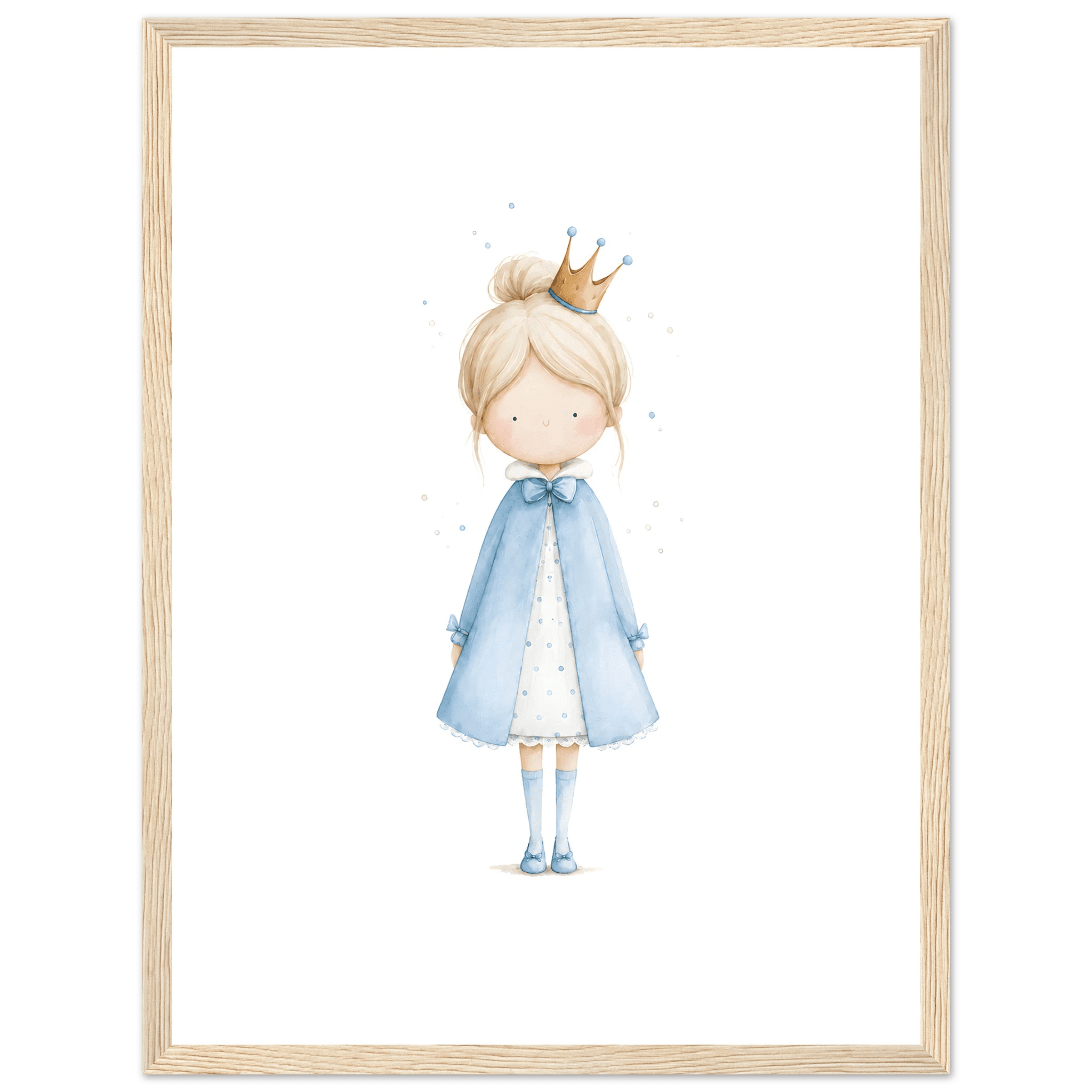 Kleine Prinzessin - Personalisierter Text 💙 poster