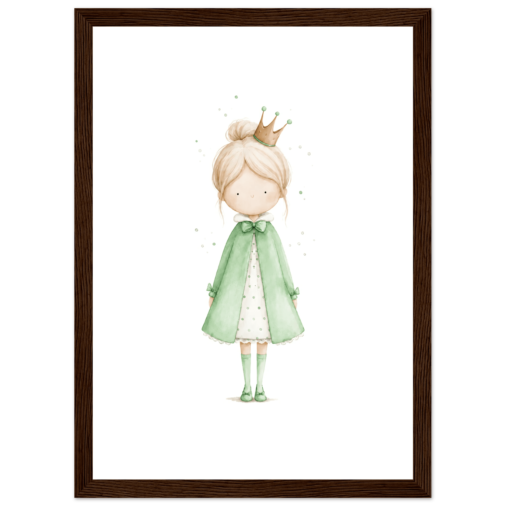 Kleine Prinzessin - Personalisierter Text 💚 poster