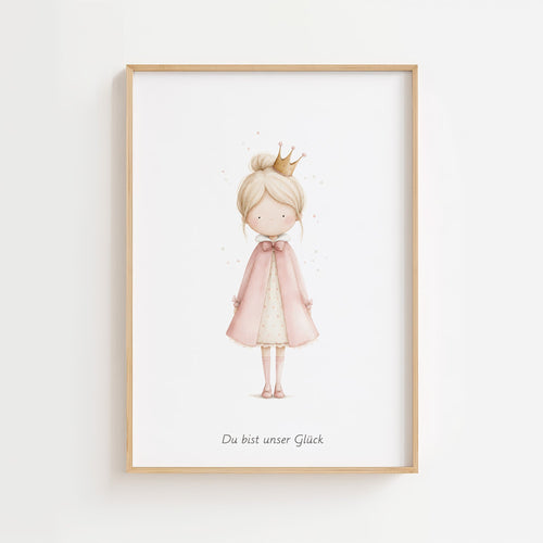 Kleine Prinzessin - Personalisierter Text 💗 poster