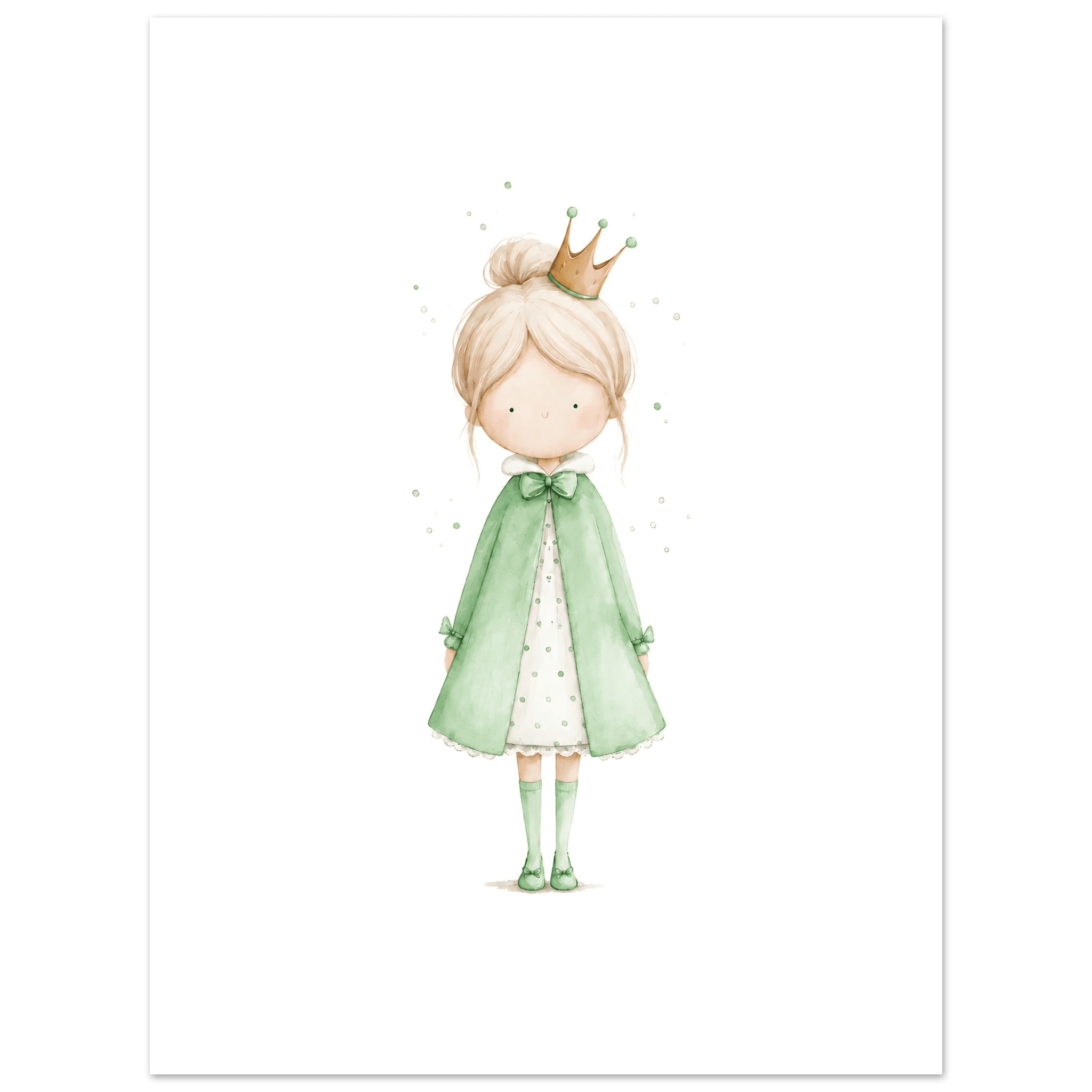 Kleine Prinzessin - Personalisierter Text 💚 poster