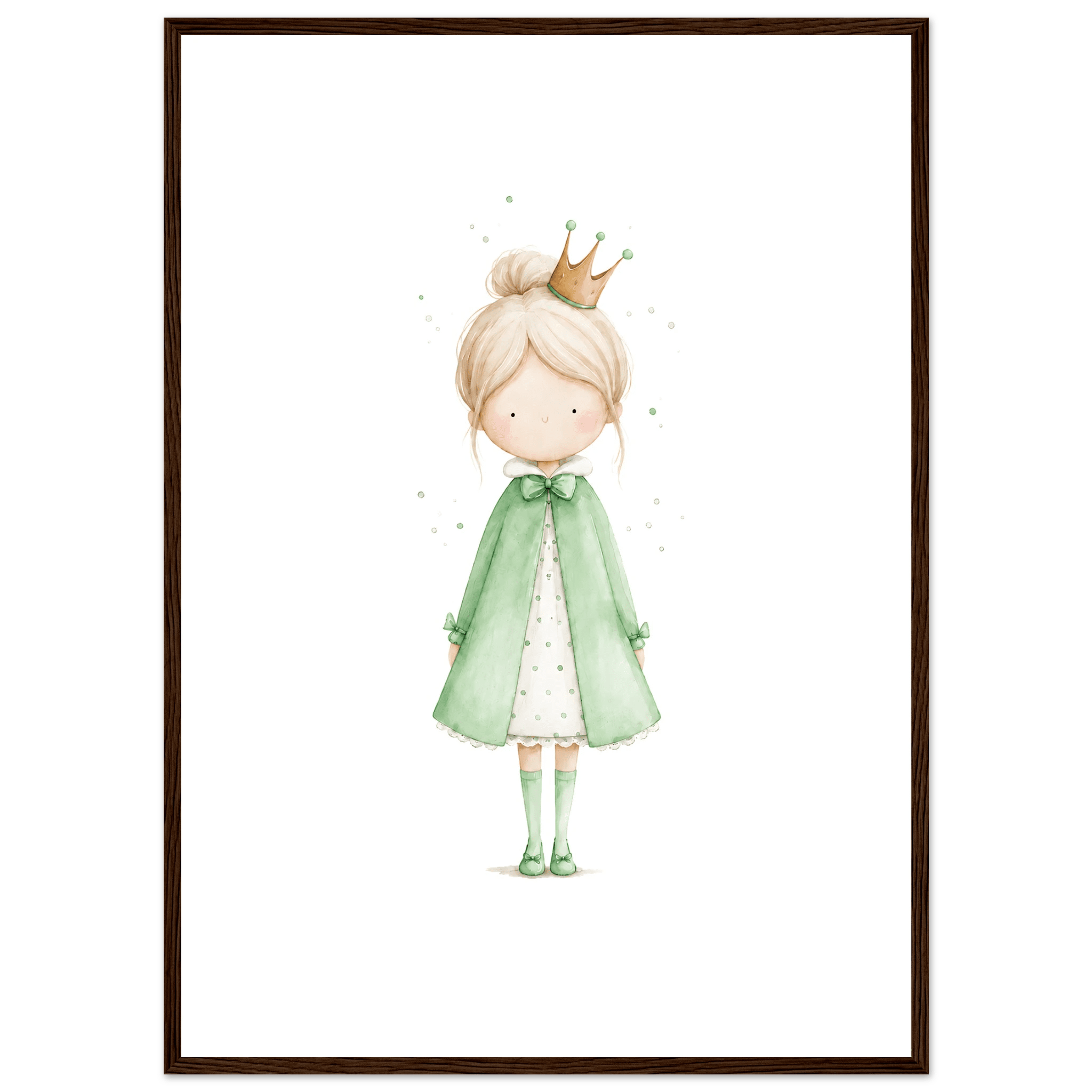 Kleine Prinzessin - Personalisierter Text 💚 poster