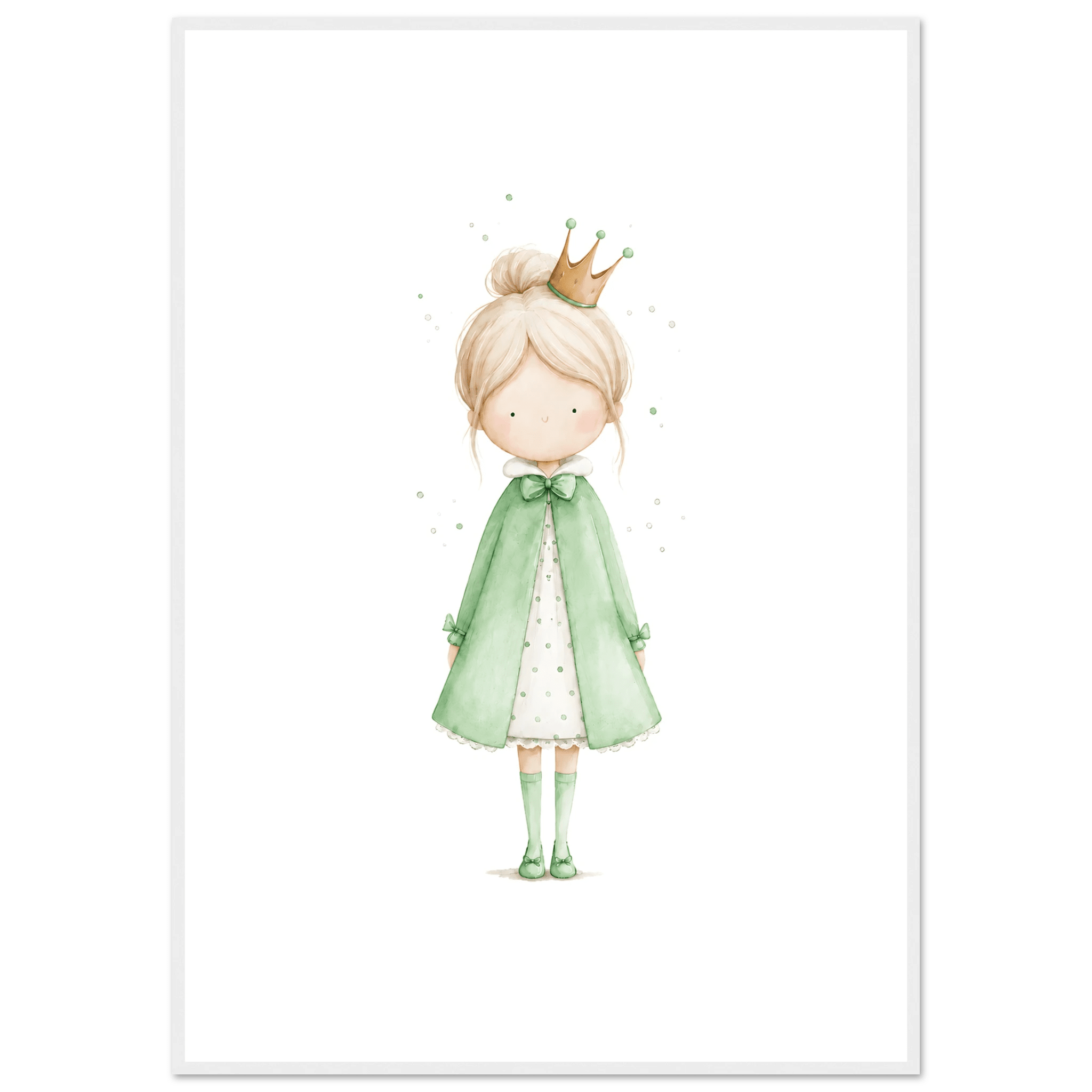 Kleine Prinzessin - Personalisierter Text 💚 poster