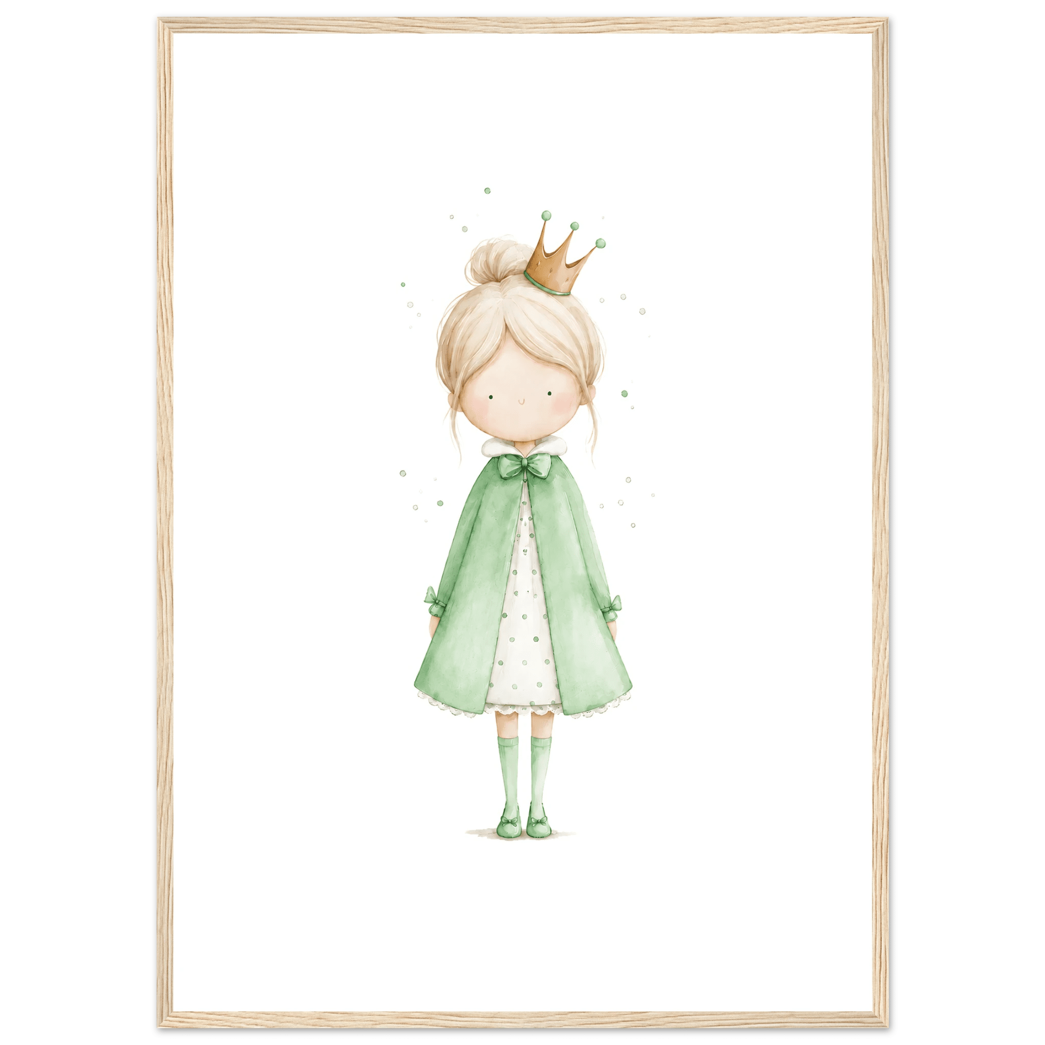 Kleine Prinzessin - Personalisierter Text 💚 poster