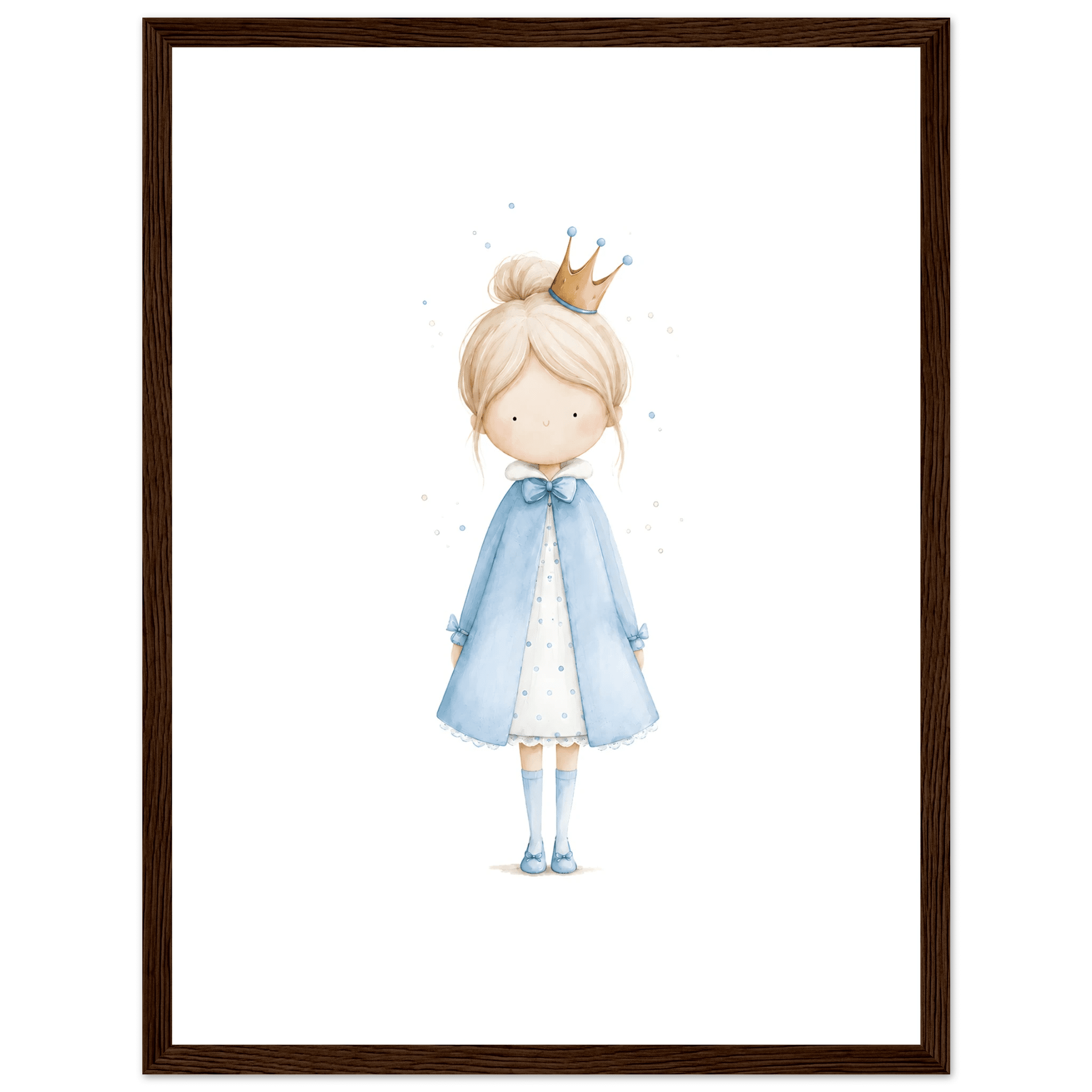 Kleine Prinzessin - Personalisierter Text 💙 poster