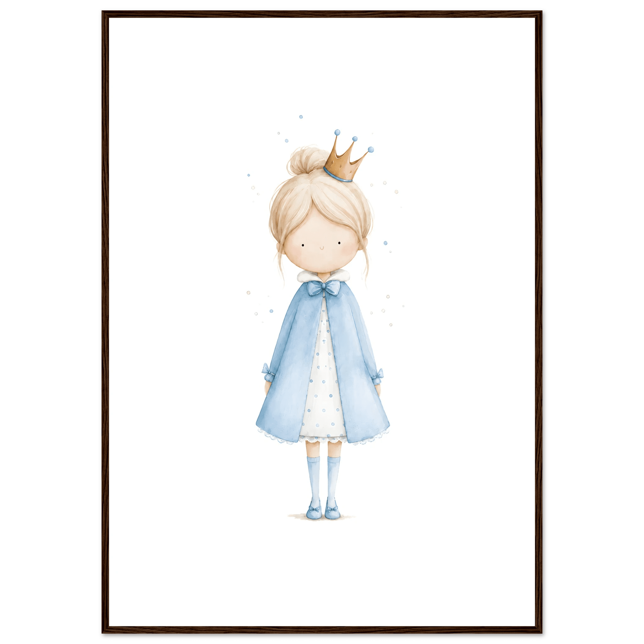 Kleine Prinzessin - Personalisierter Text 💙 poster