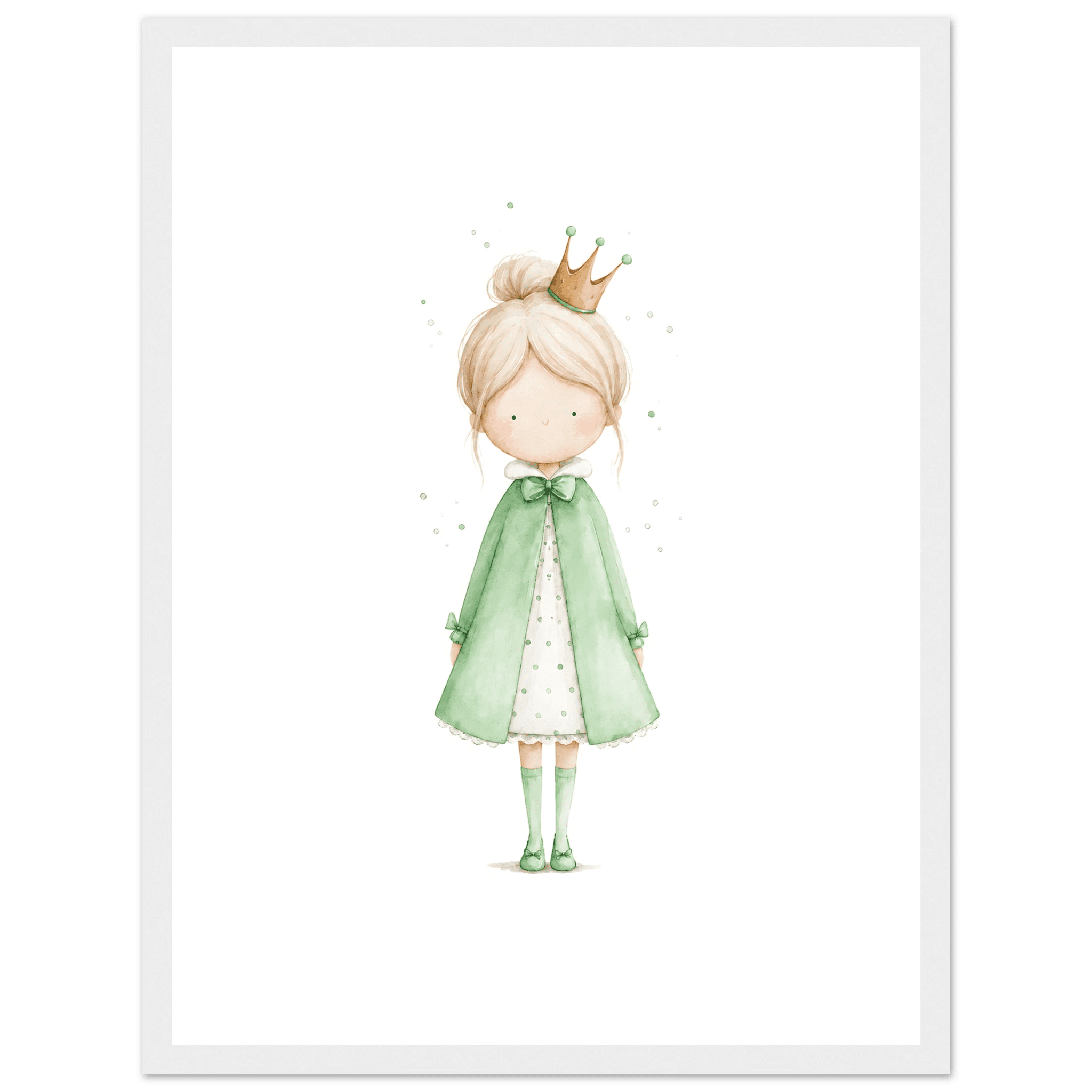 Kleine Prinzessin - Personalisierter Text 💚 poster