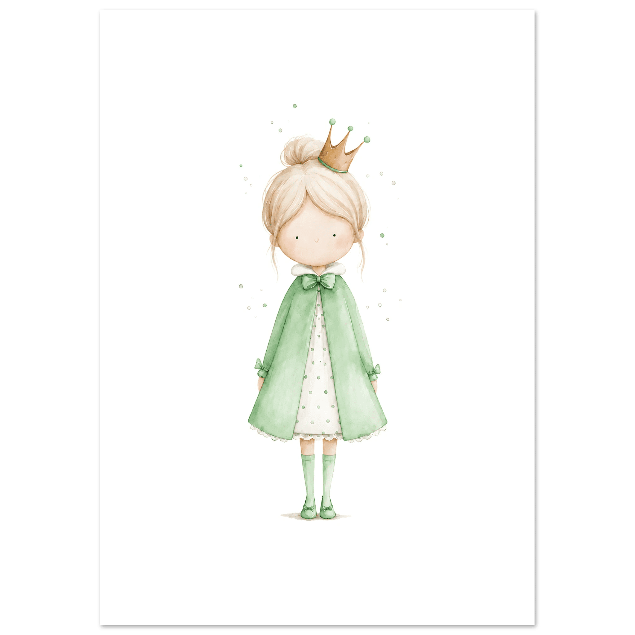 Kleine Prinzessin - Personalisierter Text 💚 poster