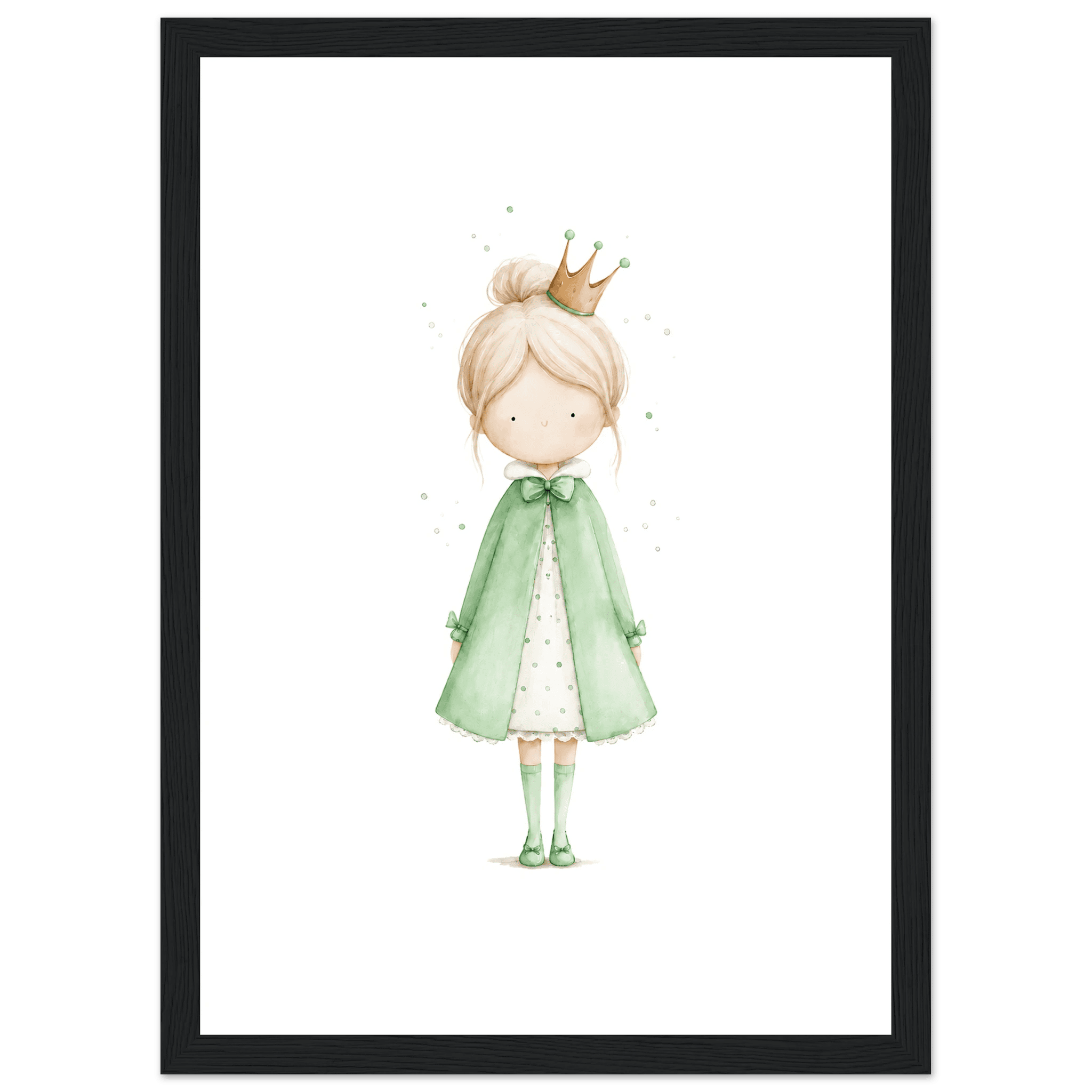 Kleine Prinzessin - Personalisierter Text 💚 poster
