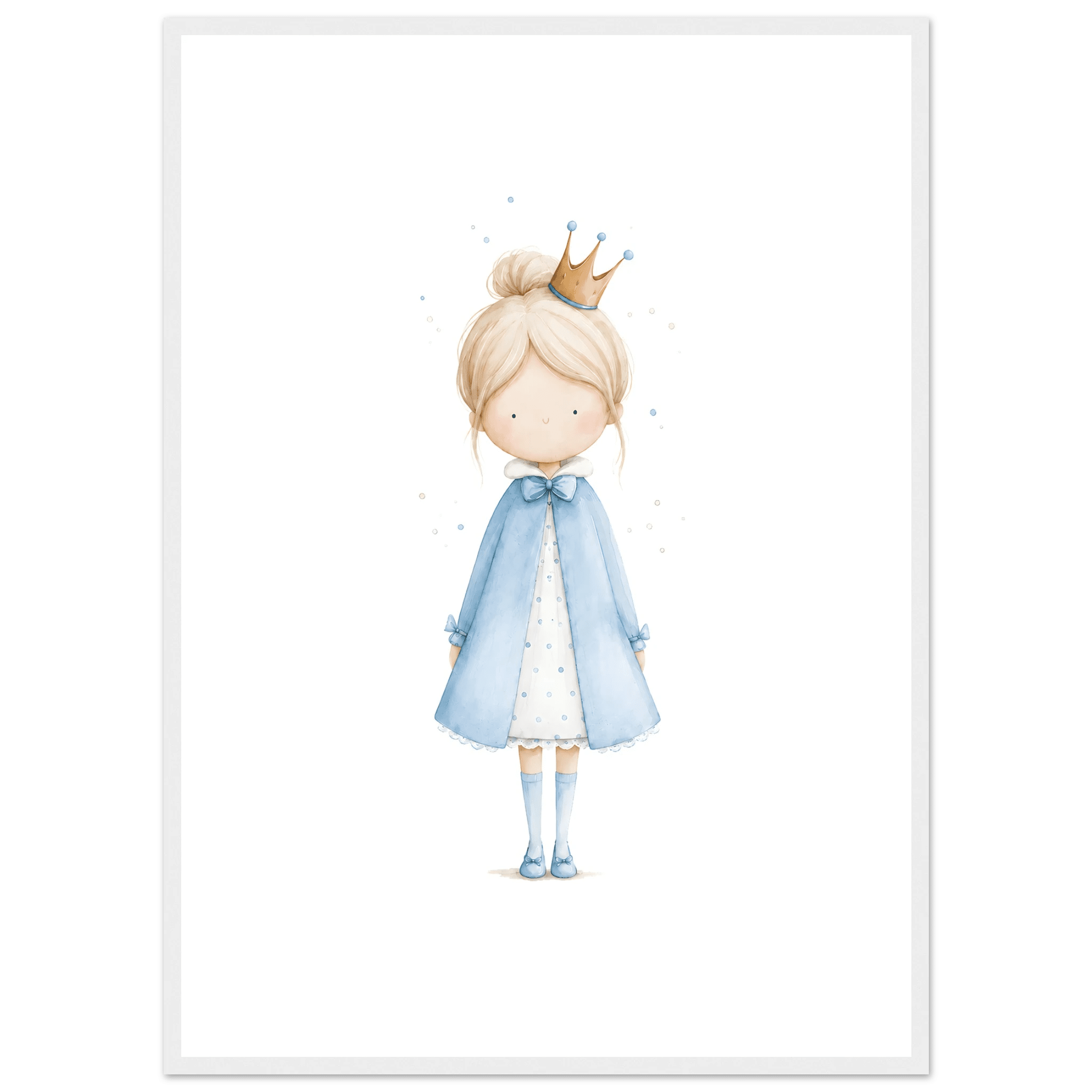 Kleine Prinzessin - Personalisierter Text 💙 poster