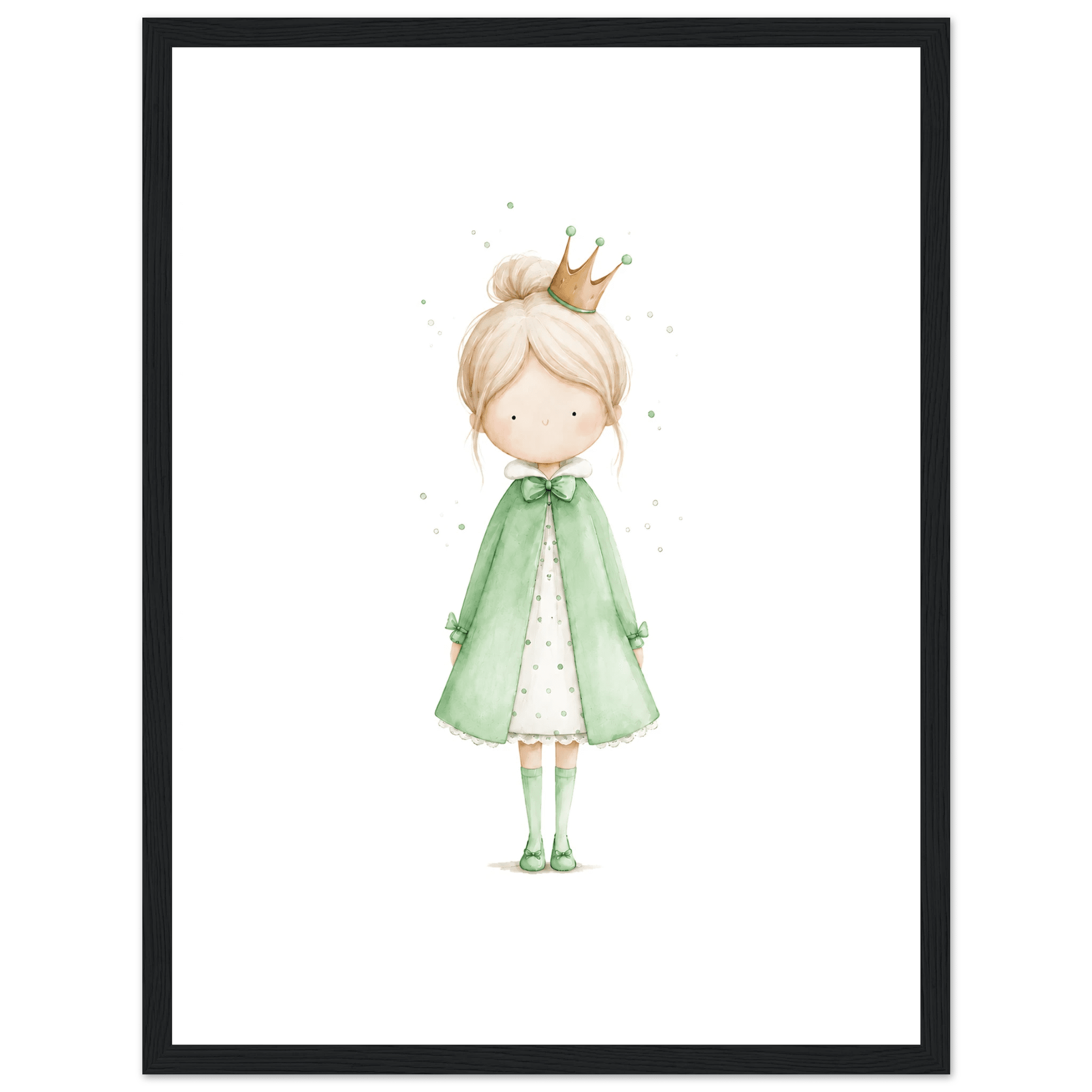 Kleine Prinzessin - Personalisierter Text 💚 poster
