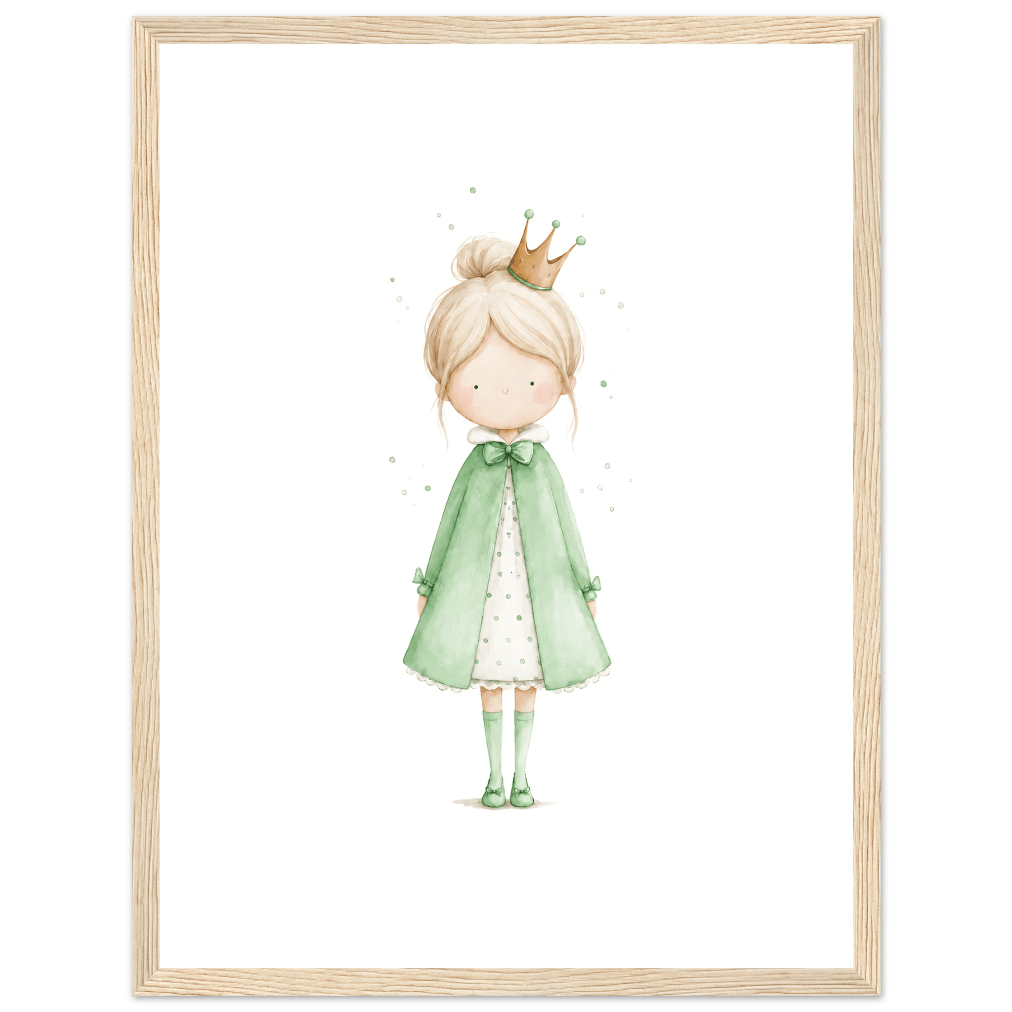 Kleine Prinzessin - Personalisierter Text 💚 poster