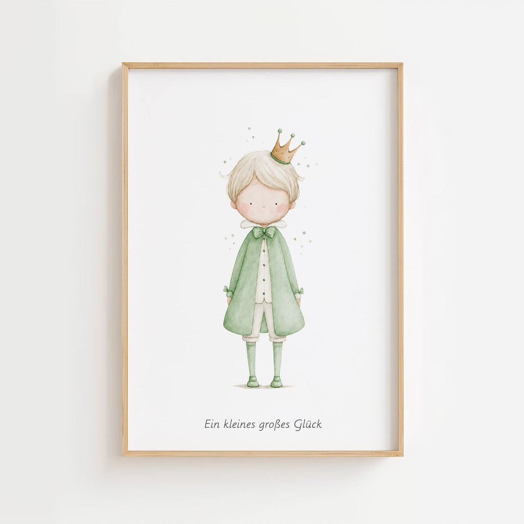 Kleiner Prinz – Personalisierter Text 💚 poster