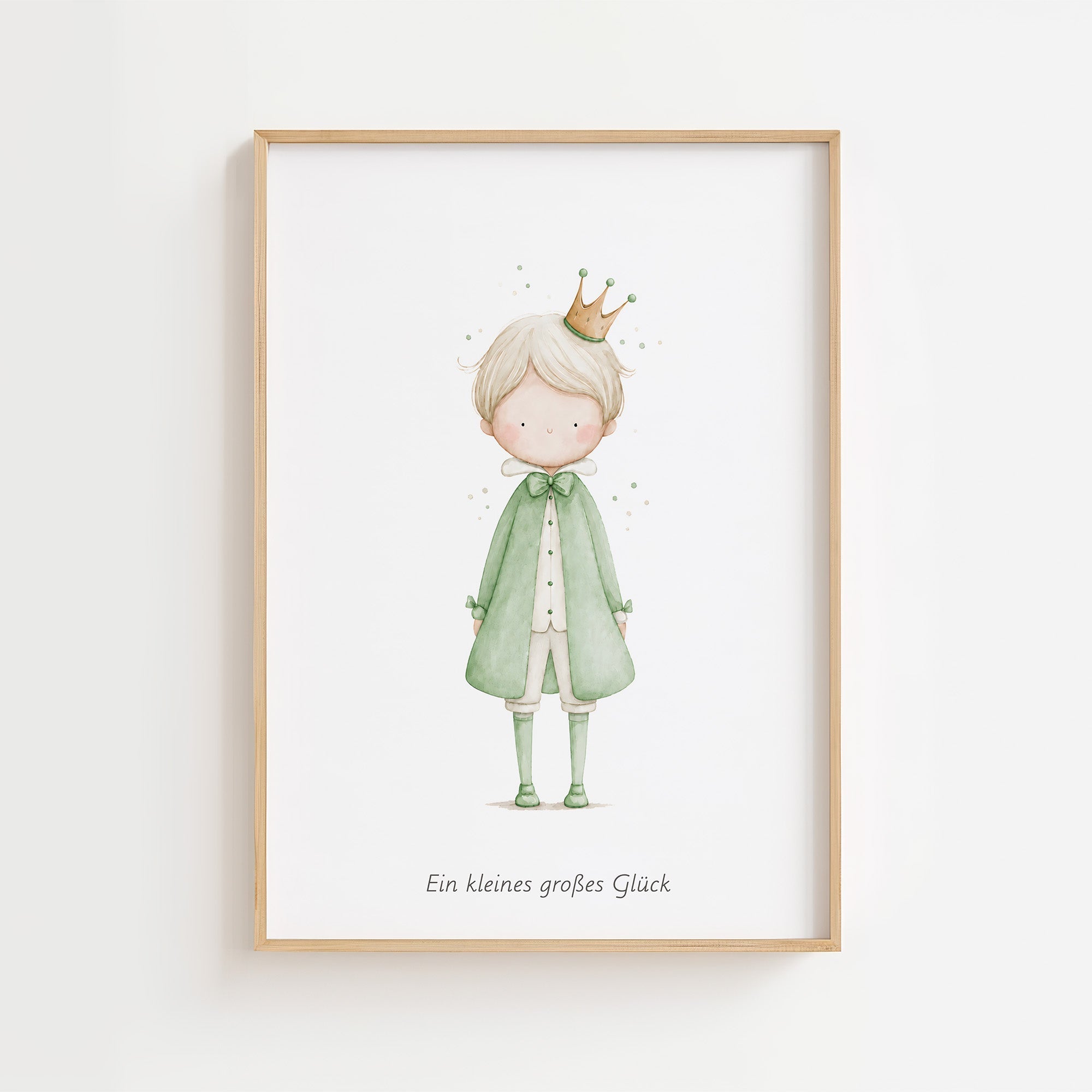 Kleiner Prinz – Personalisierter Text 💚 poster