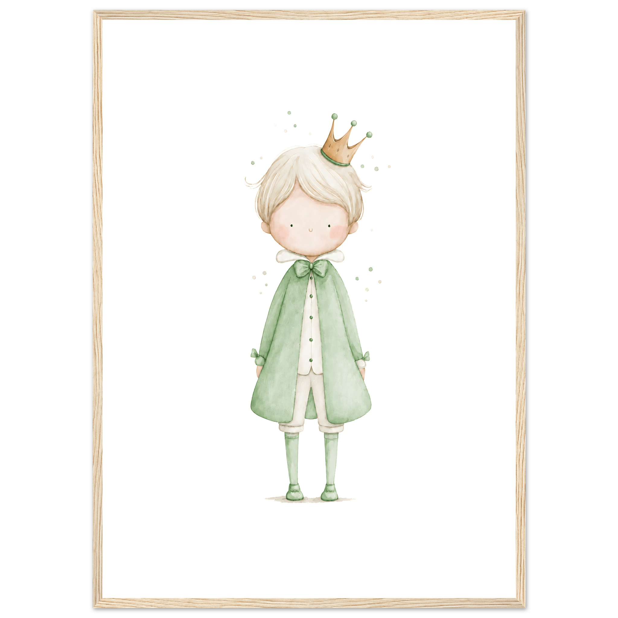 Kleiner Prinz – Personalisierter Text 💚 poster