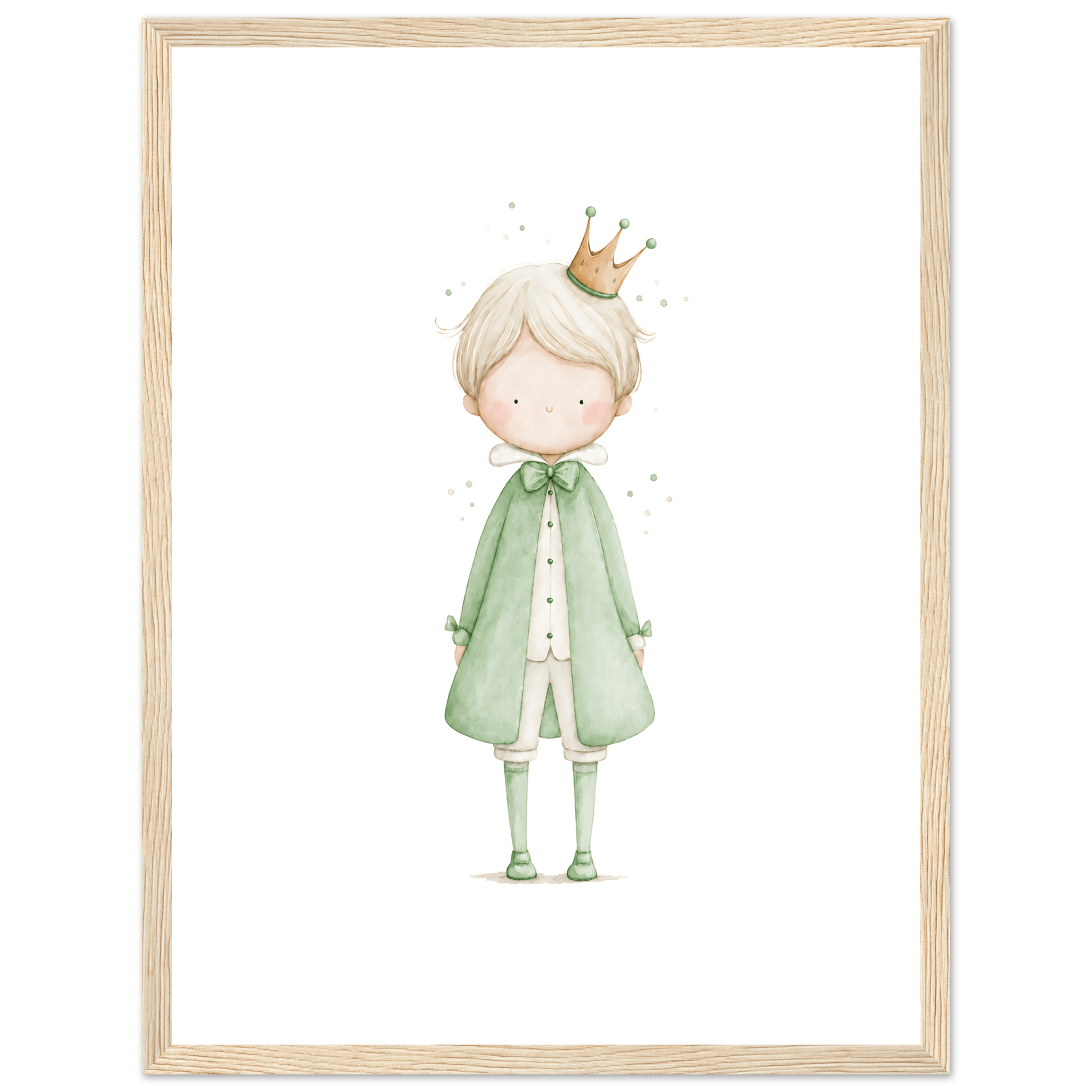 Kleiner Prinz – Personalisierter Text 💚 poster