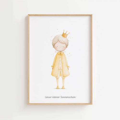Kleiner Prinz - Personalisierter Text 💛 poster