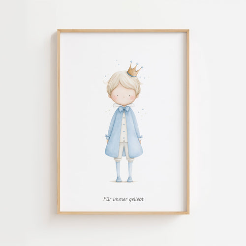 Kleiner Prinz - Personalisierter Text 💙 poster