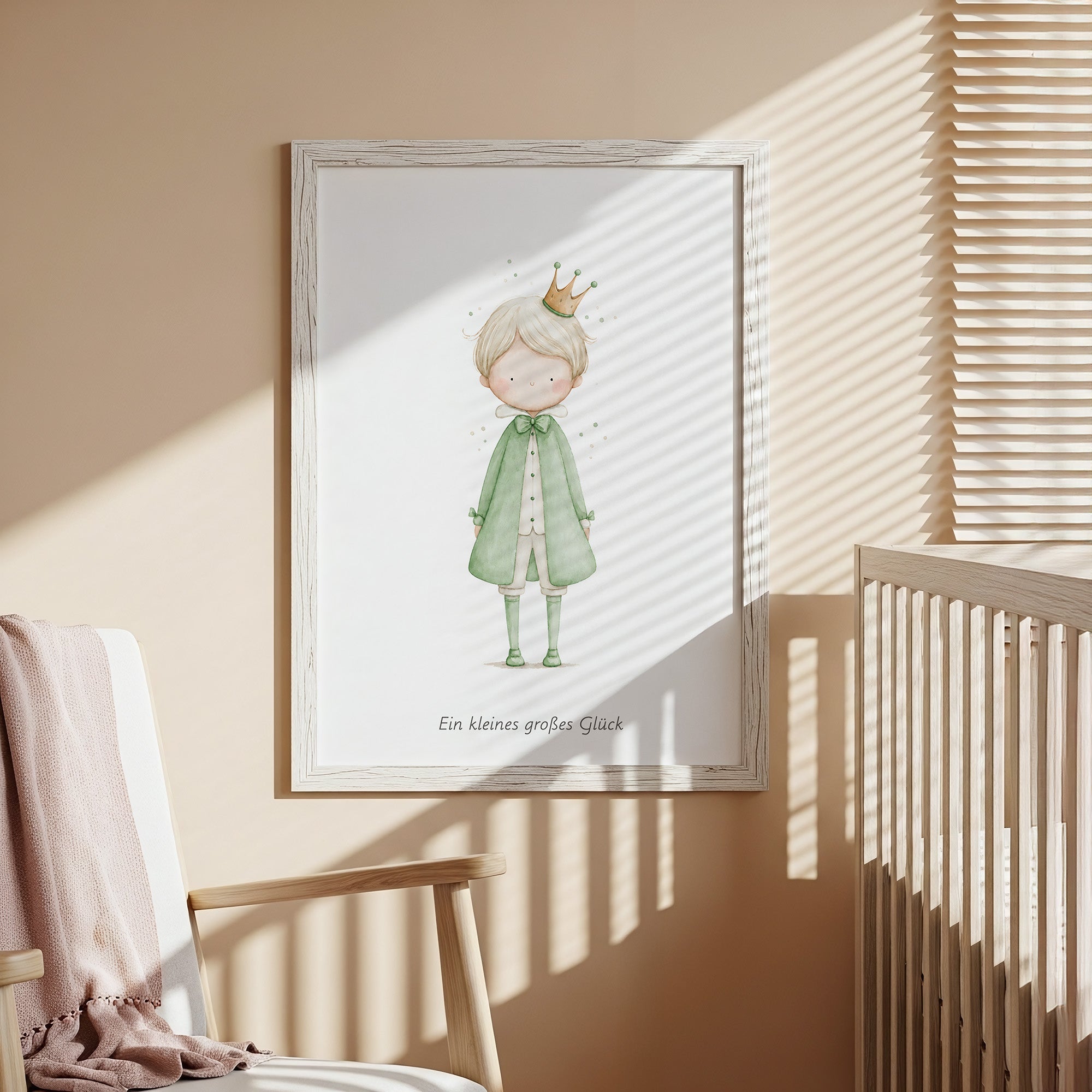 Kleiner Prinz – Personalisierter Text 💚 poster