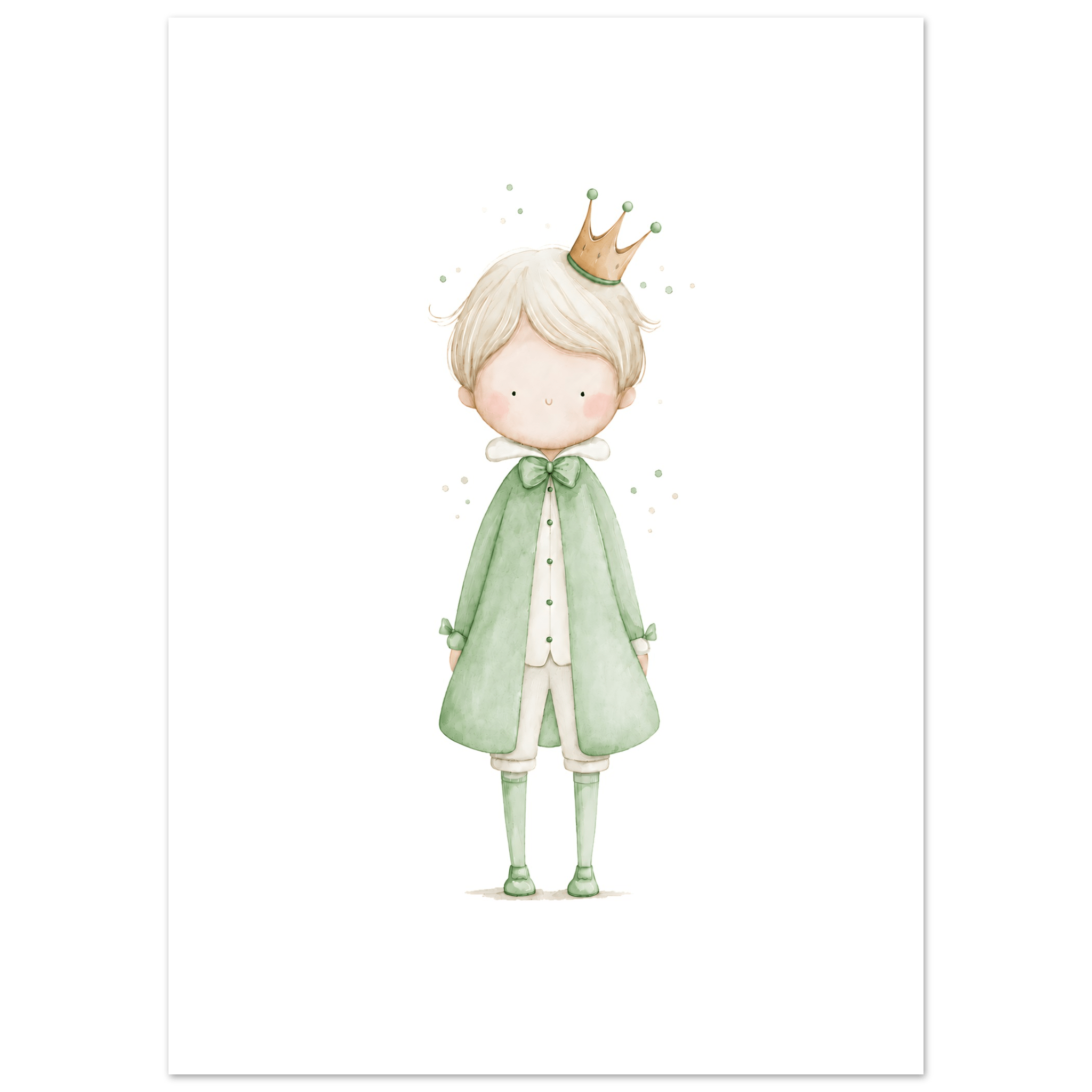 Kleiner Prinz – Personalisierter Text 💚 poster