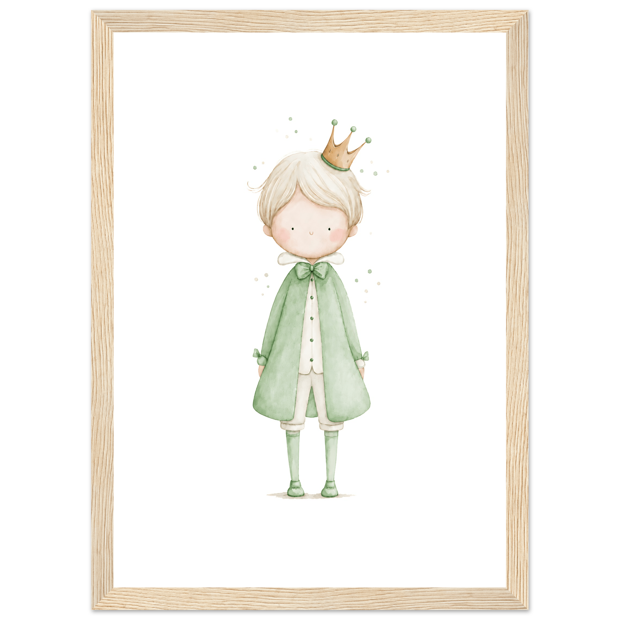 Kleiner Prinz – Personalisierter Text 💚 poster