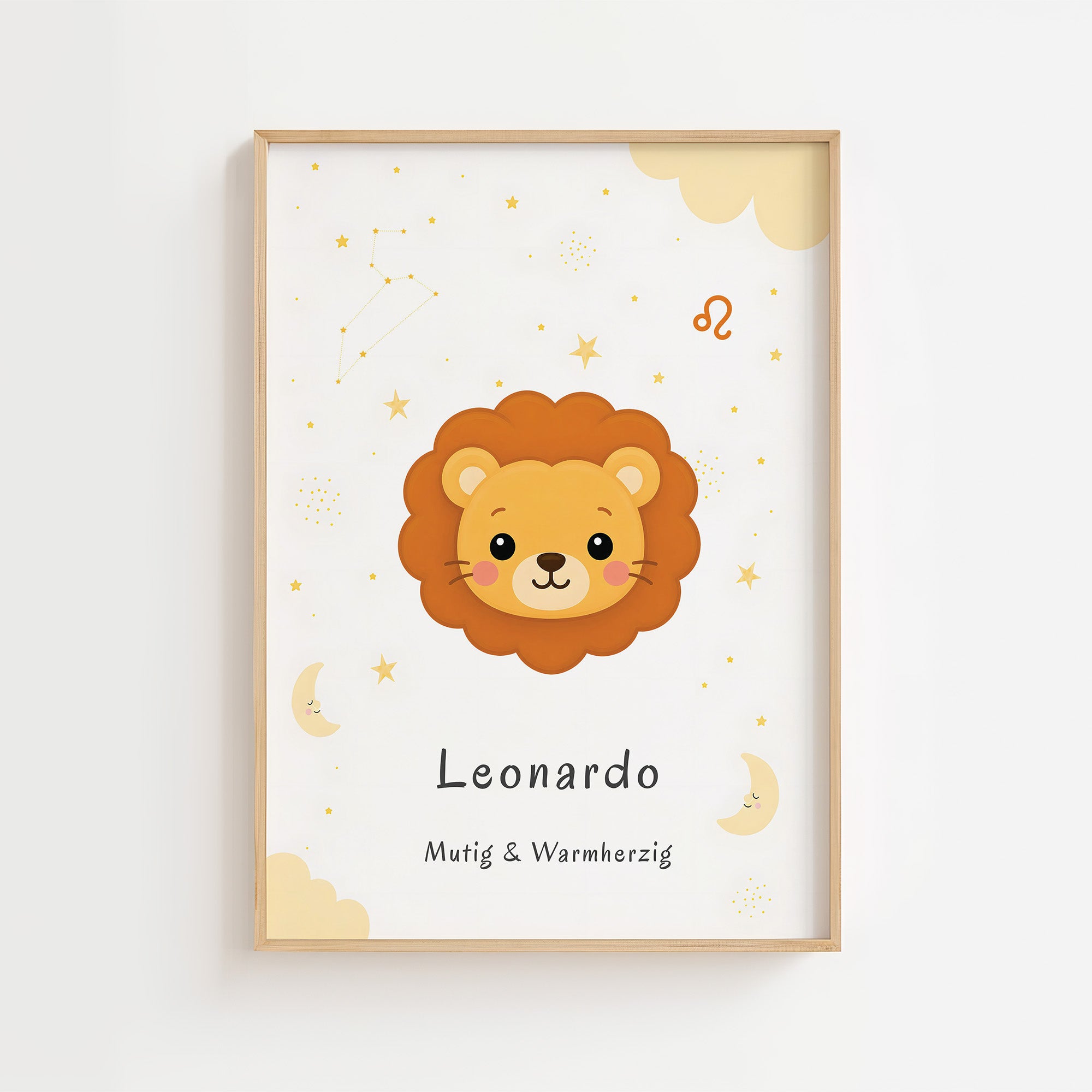 Sternzeichen Löwe mit Namen