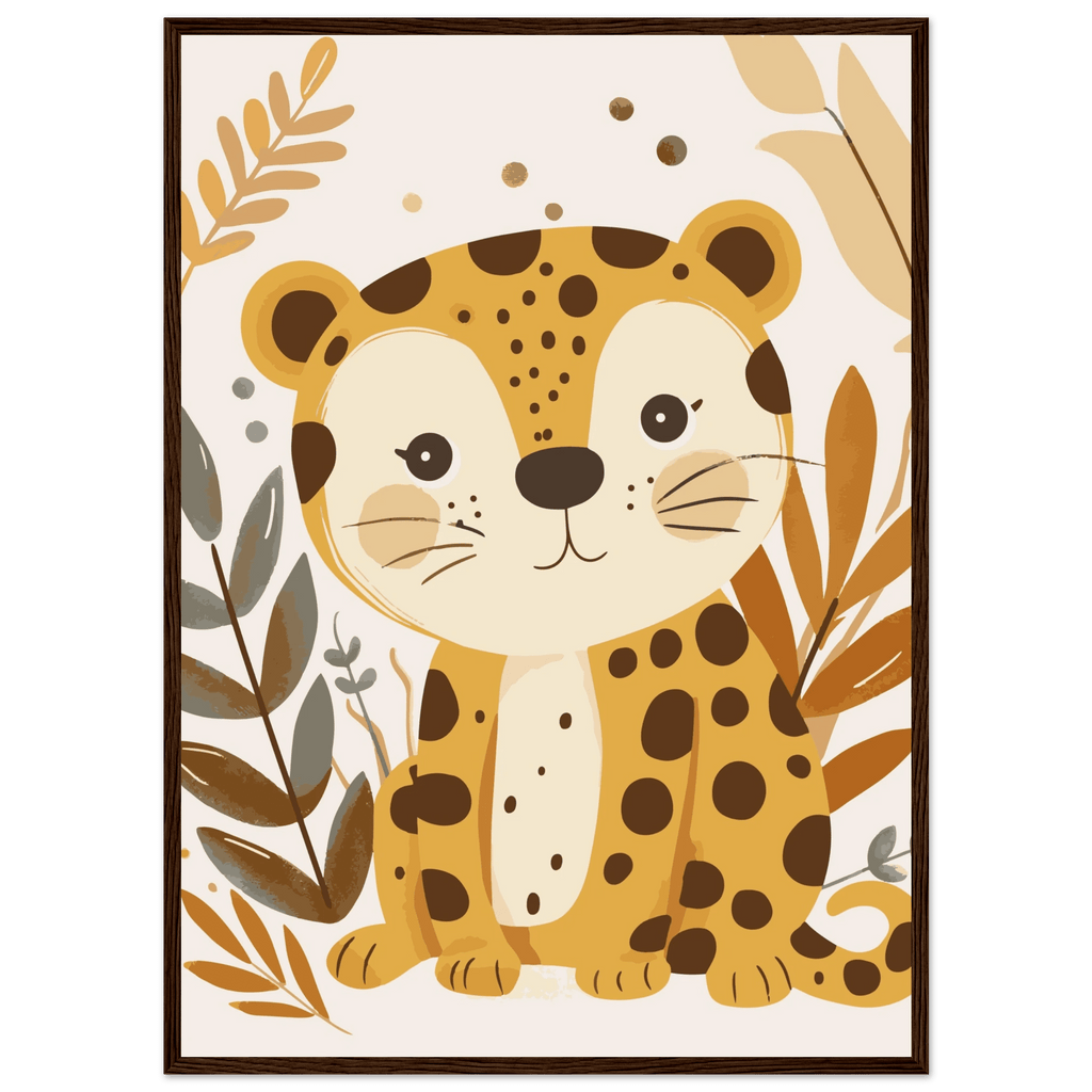 Leopardposter poster
