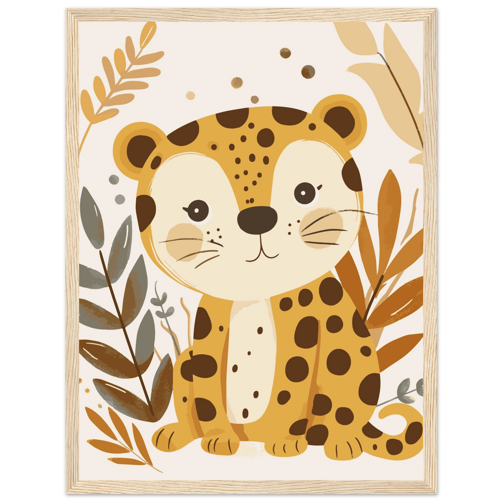 Leopardposter poster