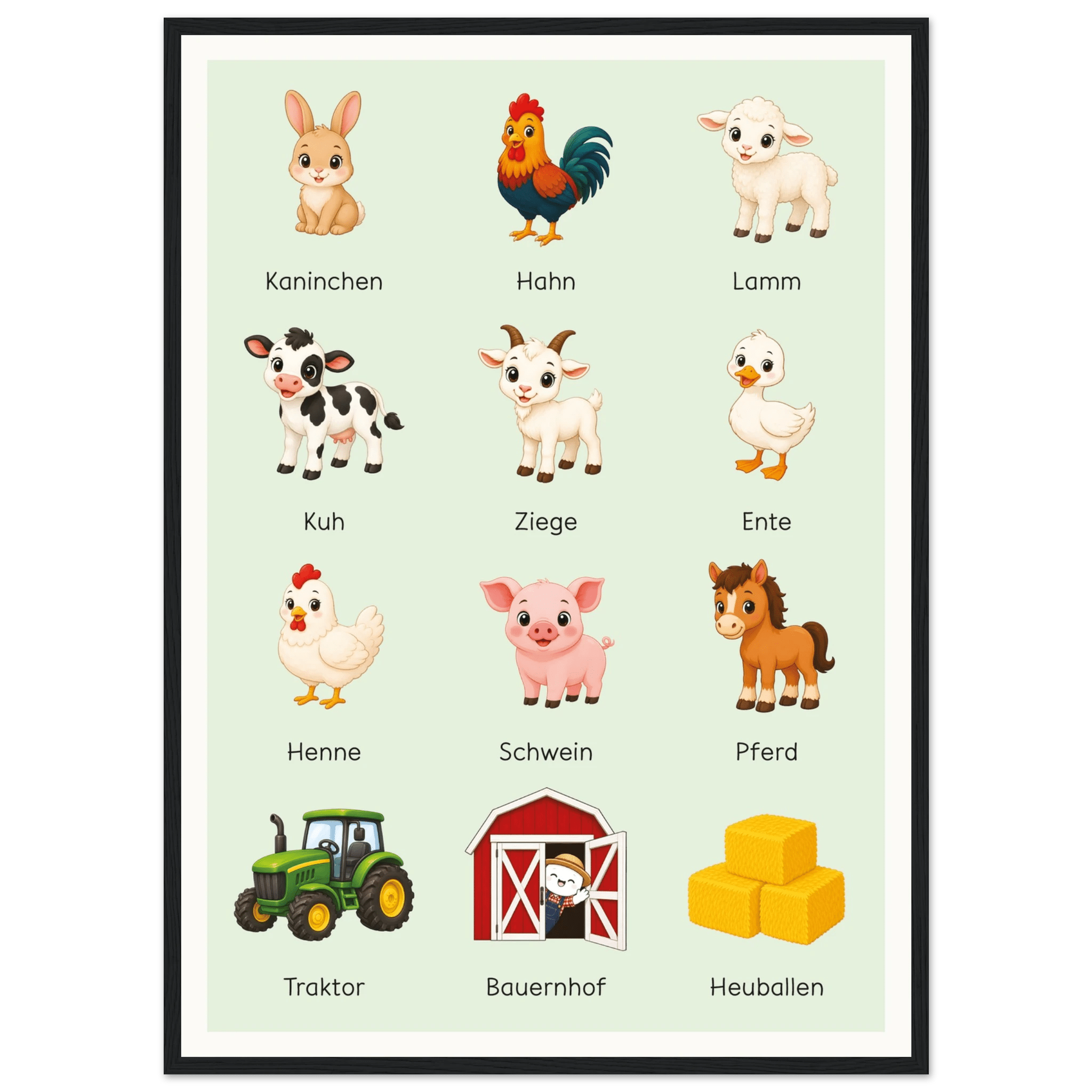 Lilles Bauernhof-Poster poster