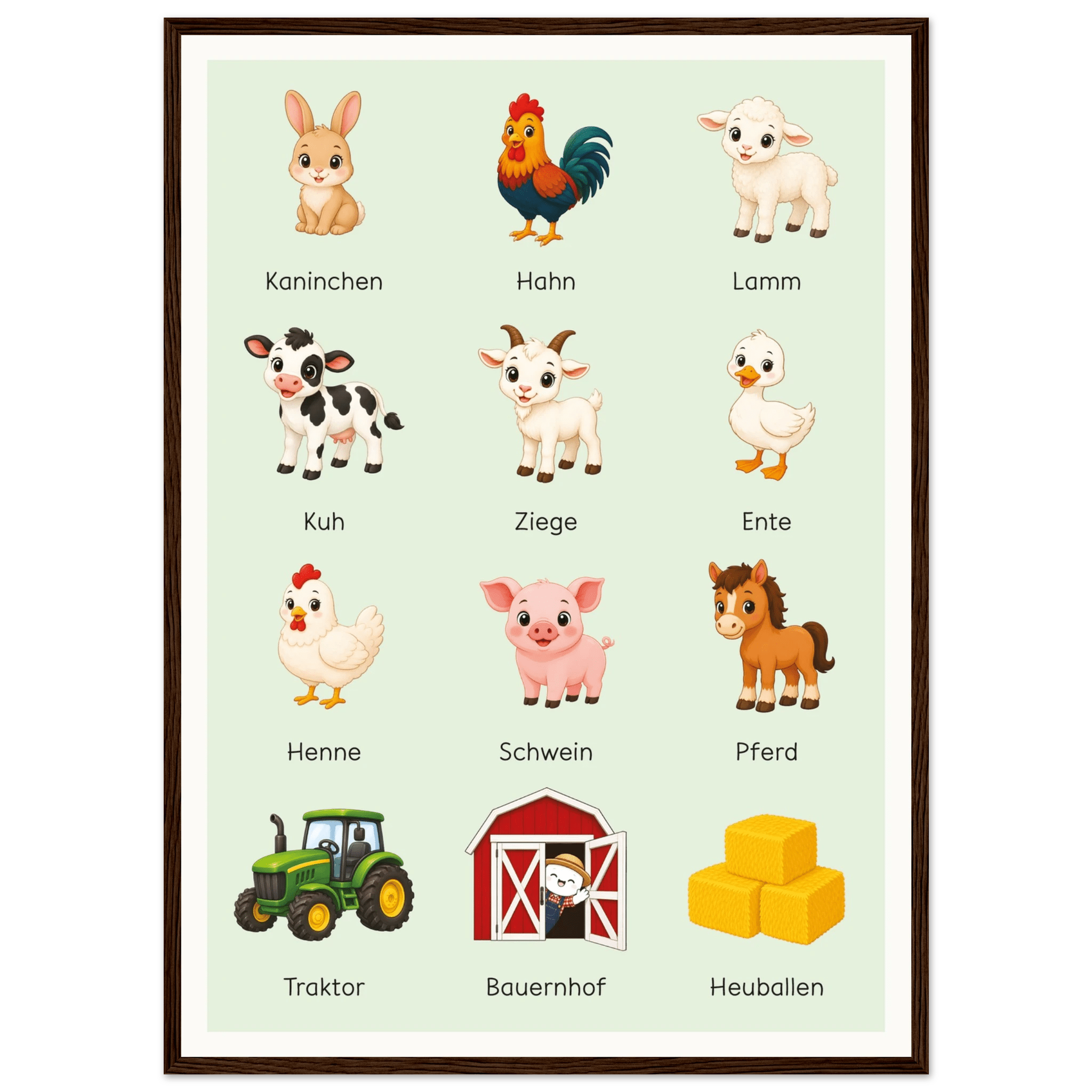 Lilles Bauernhof-Poster poster
